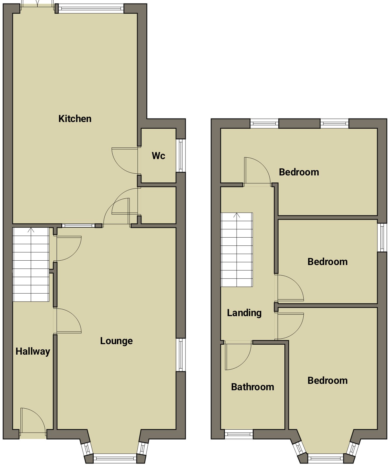 2, Kensington Villas, Haverfordwest floorplan