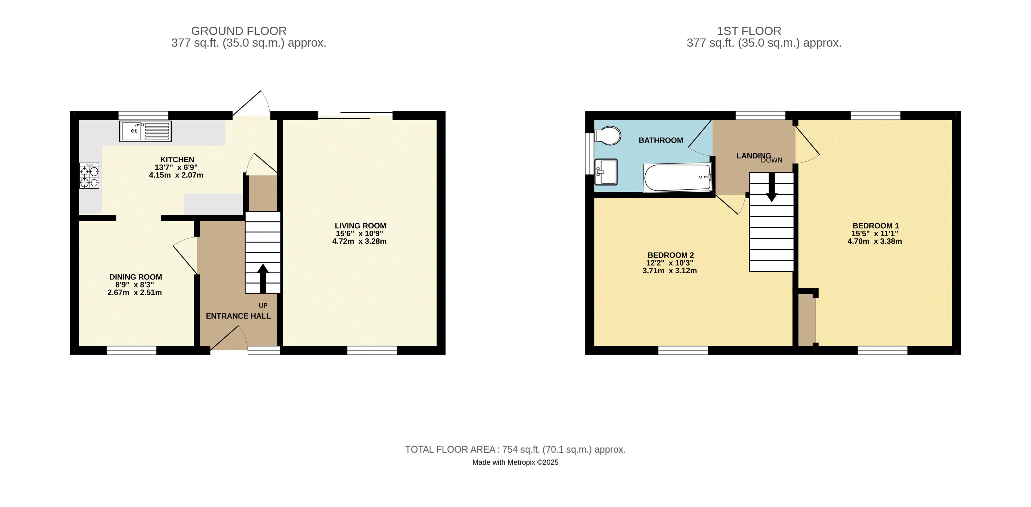 33, Royal Navy Avenue, Plymouth floorplan