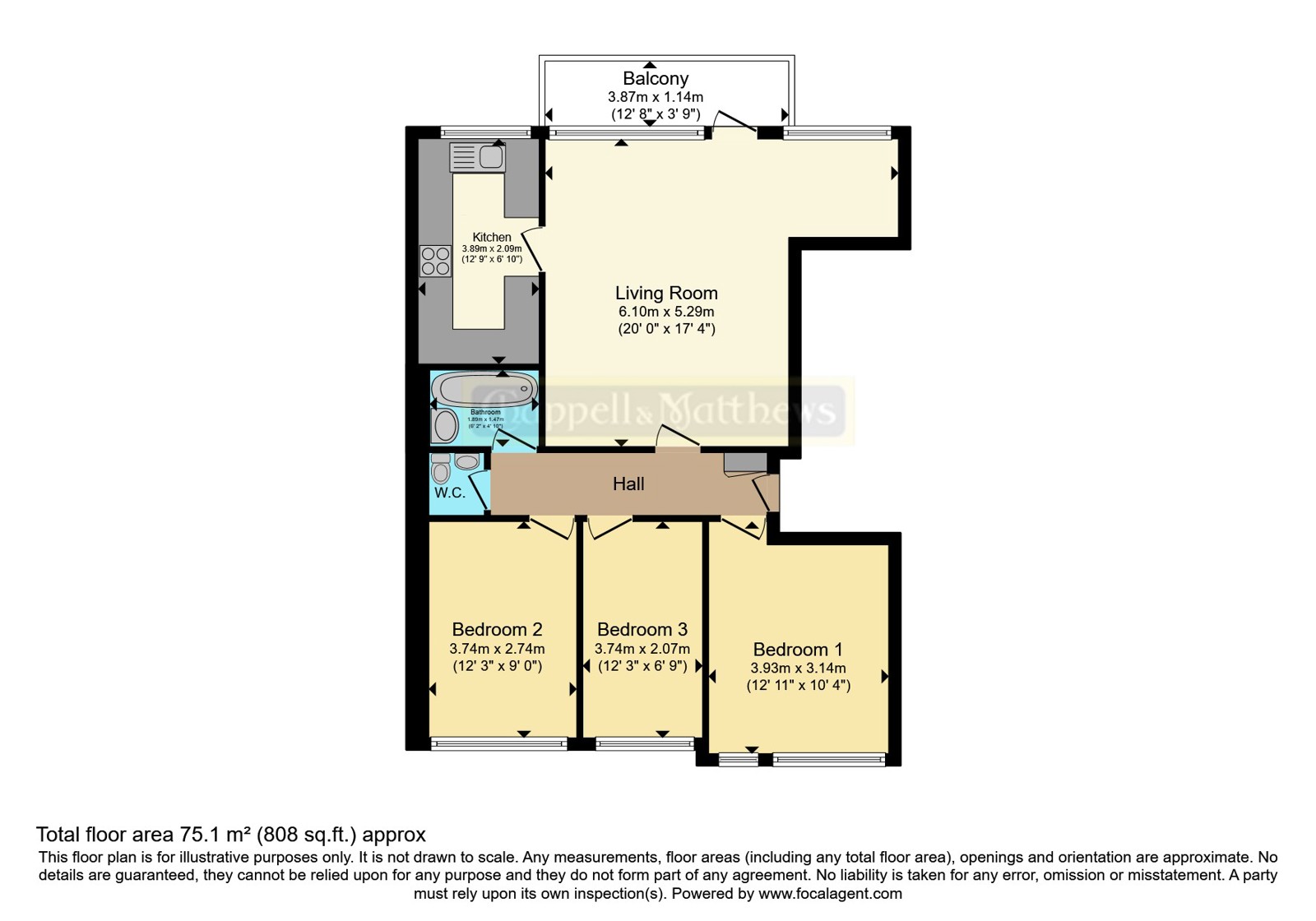 23 Hazelwood Court,, Hazelwood Road, Bristol floorplan