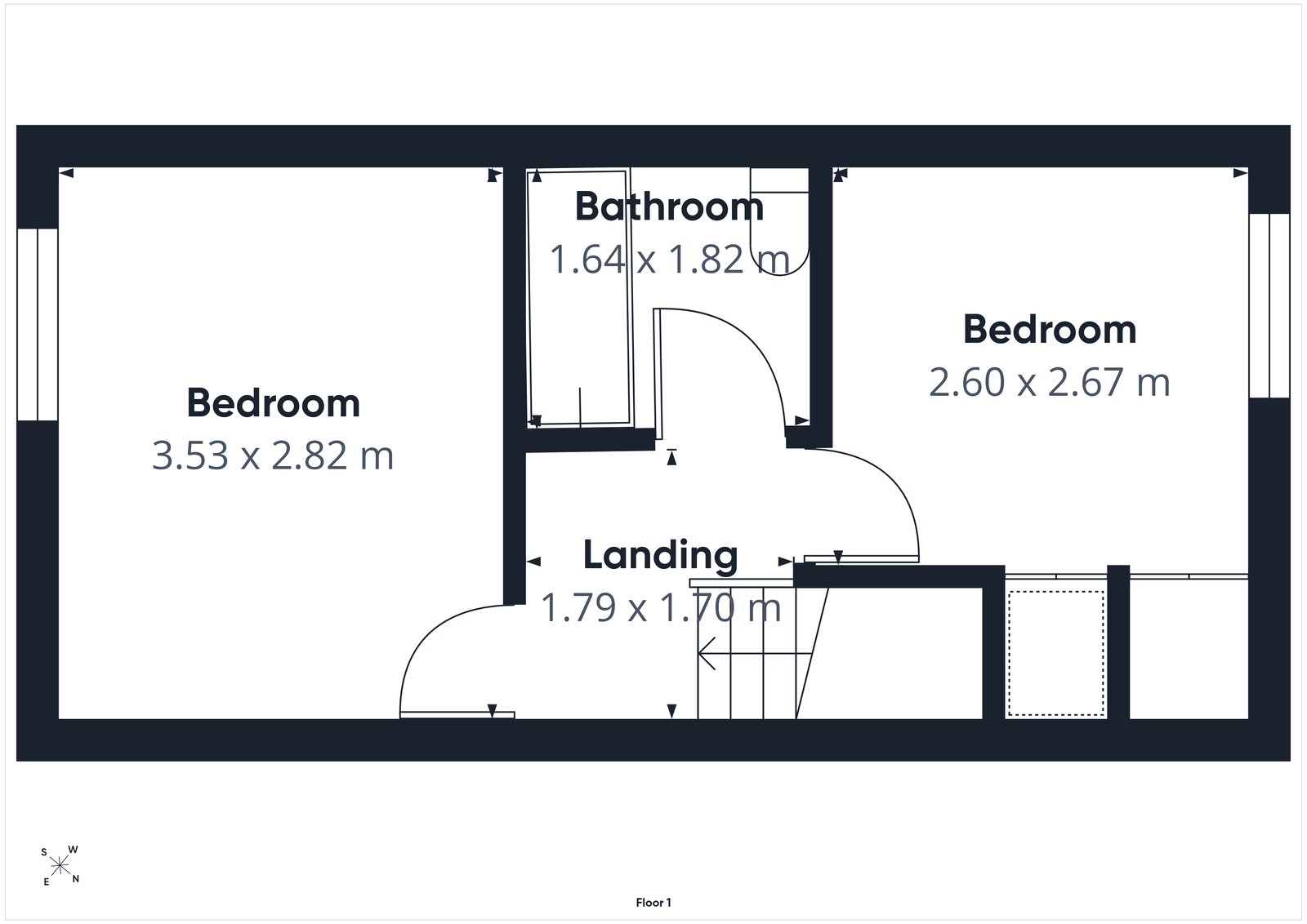 44, Newland Street, Coleford floorplan