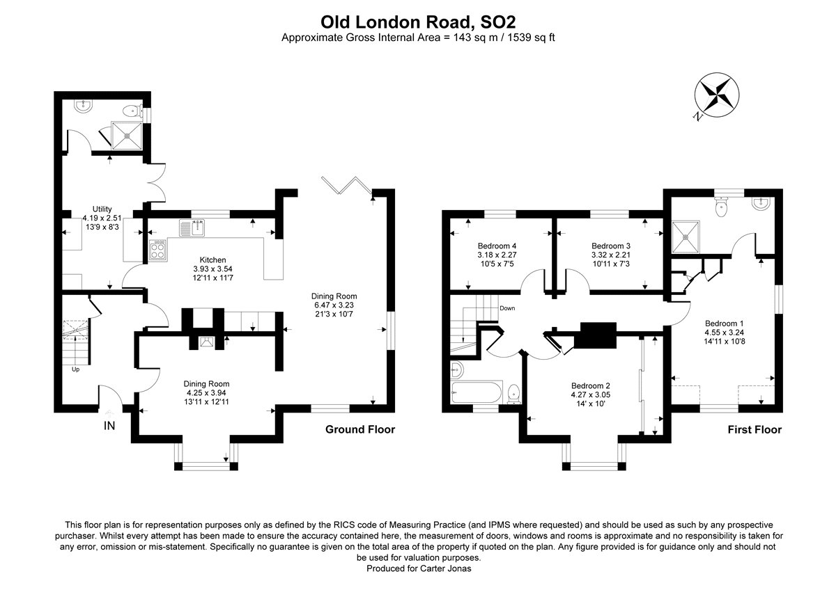 1 The Mount,, Old London Road, Hampshire floorplan