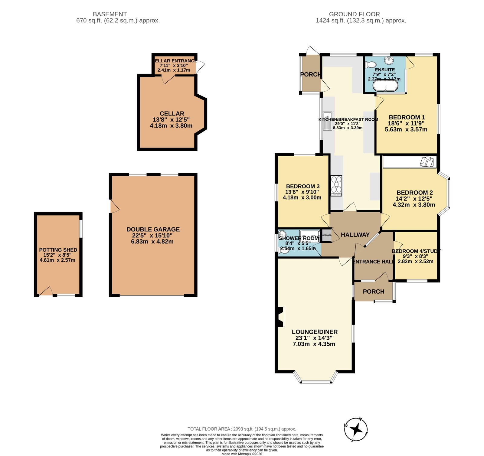 Briar Road, Plymouth floorplan