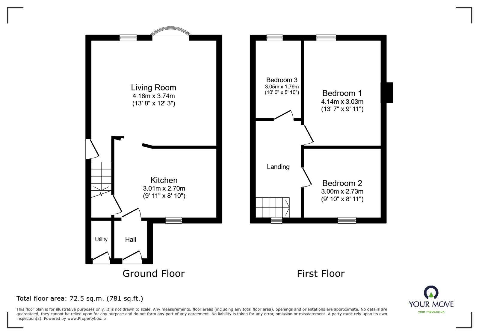 17, Doe Royd Crescent, Sheffield floorplan