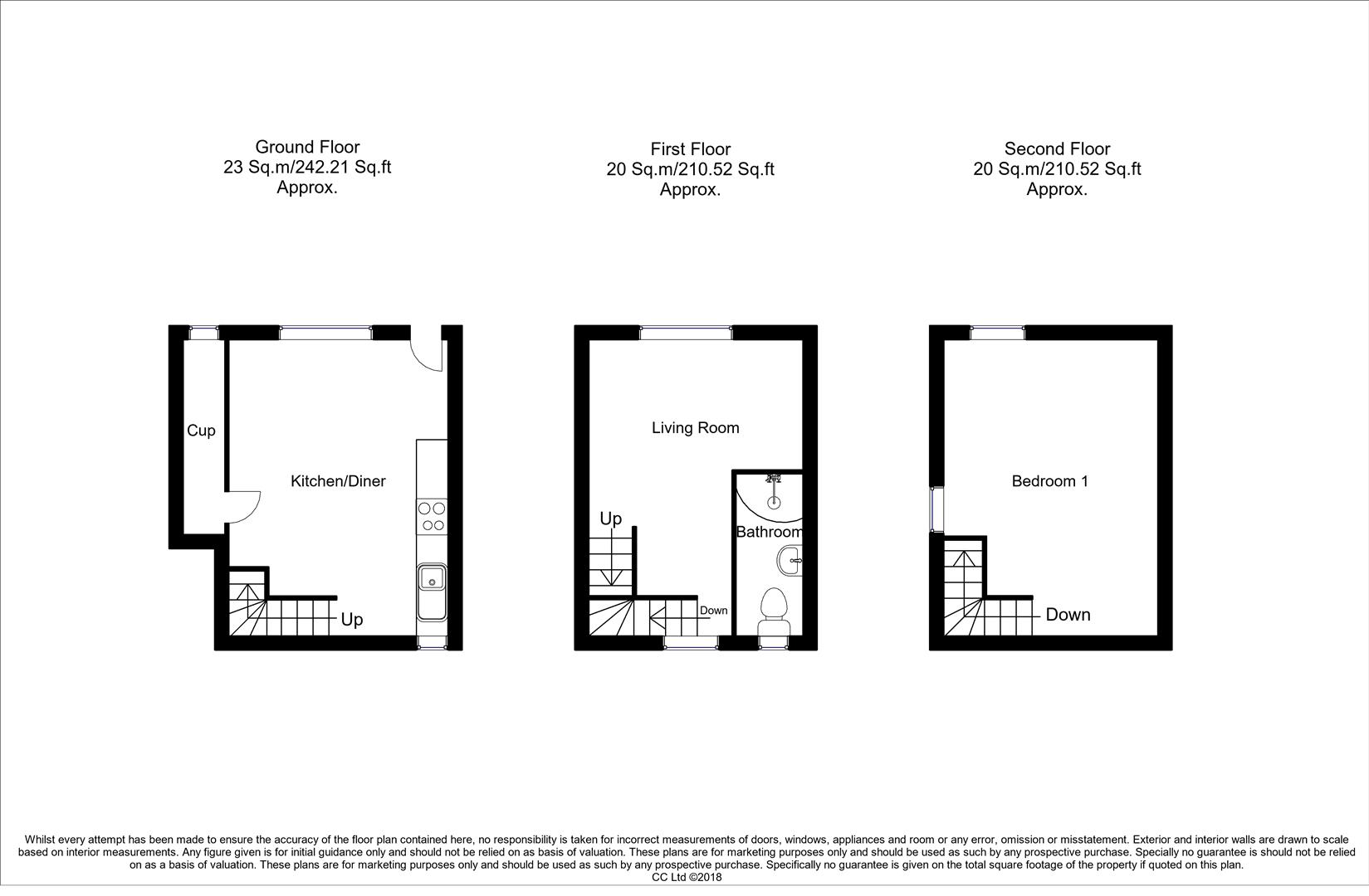Brookside, Belper DE56, 1 bedroom terraced house for sale 60921734 PrimeLocation