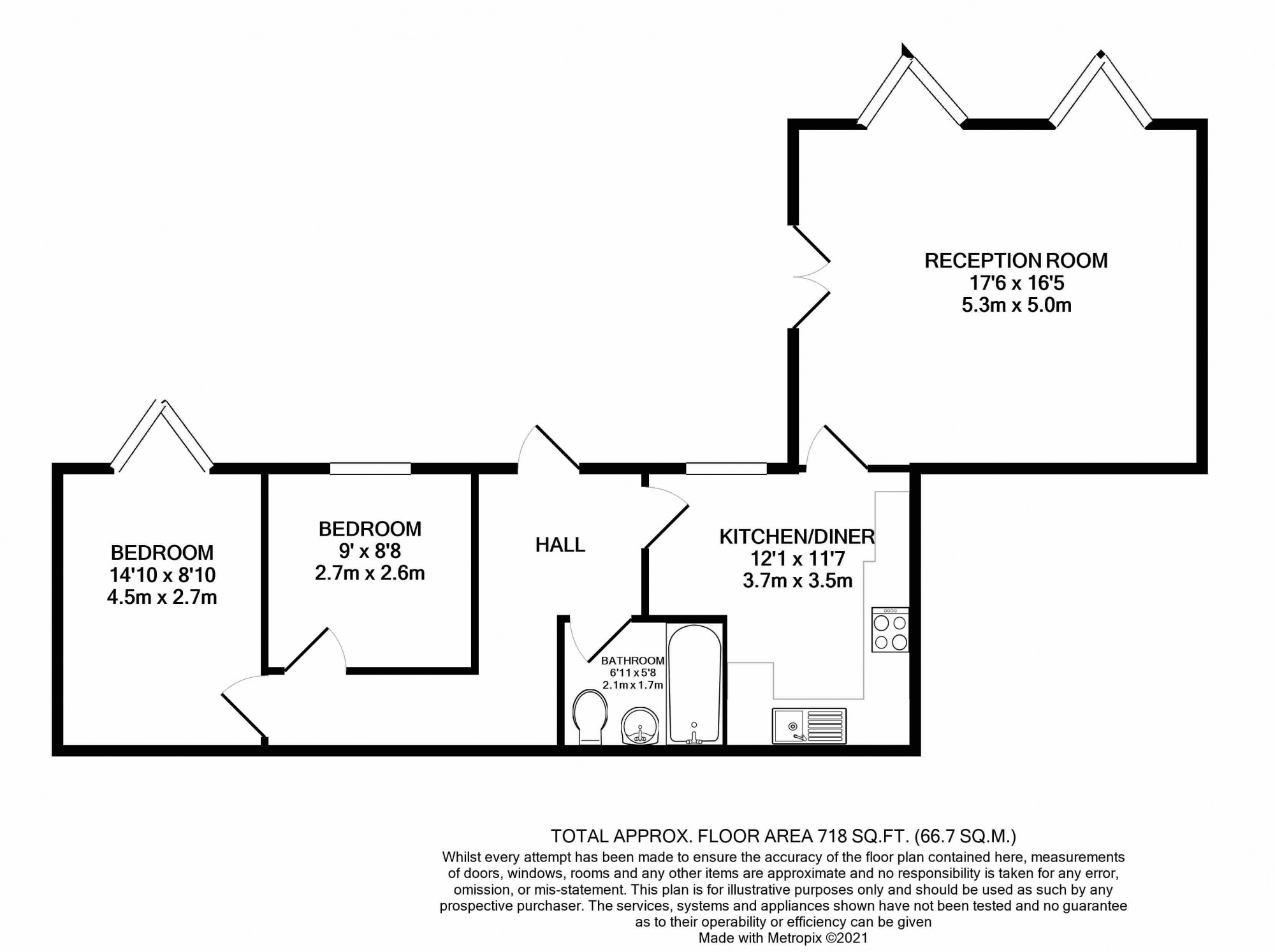56 Coleman Road, London SE5, 2 bedroom flat for sale 60017934