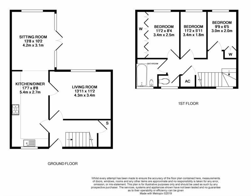 3 Bedrooms Terraced house for sale in Maes Y Ffynnon, Brecon LD3