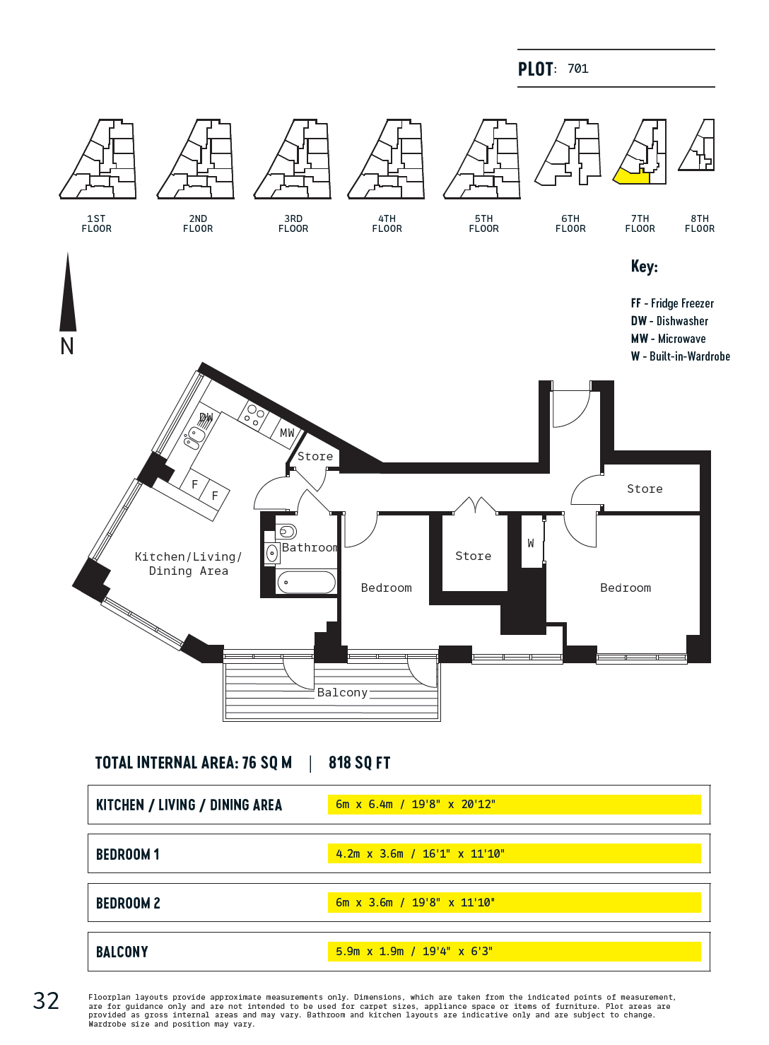 Herald Street, London floorplan