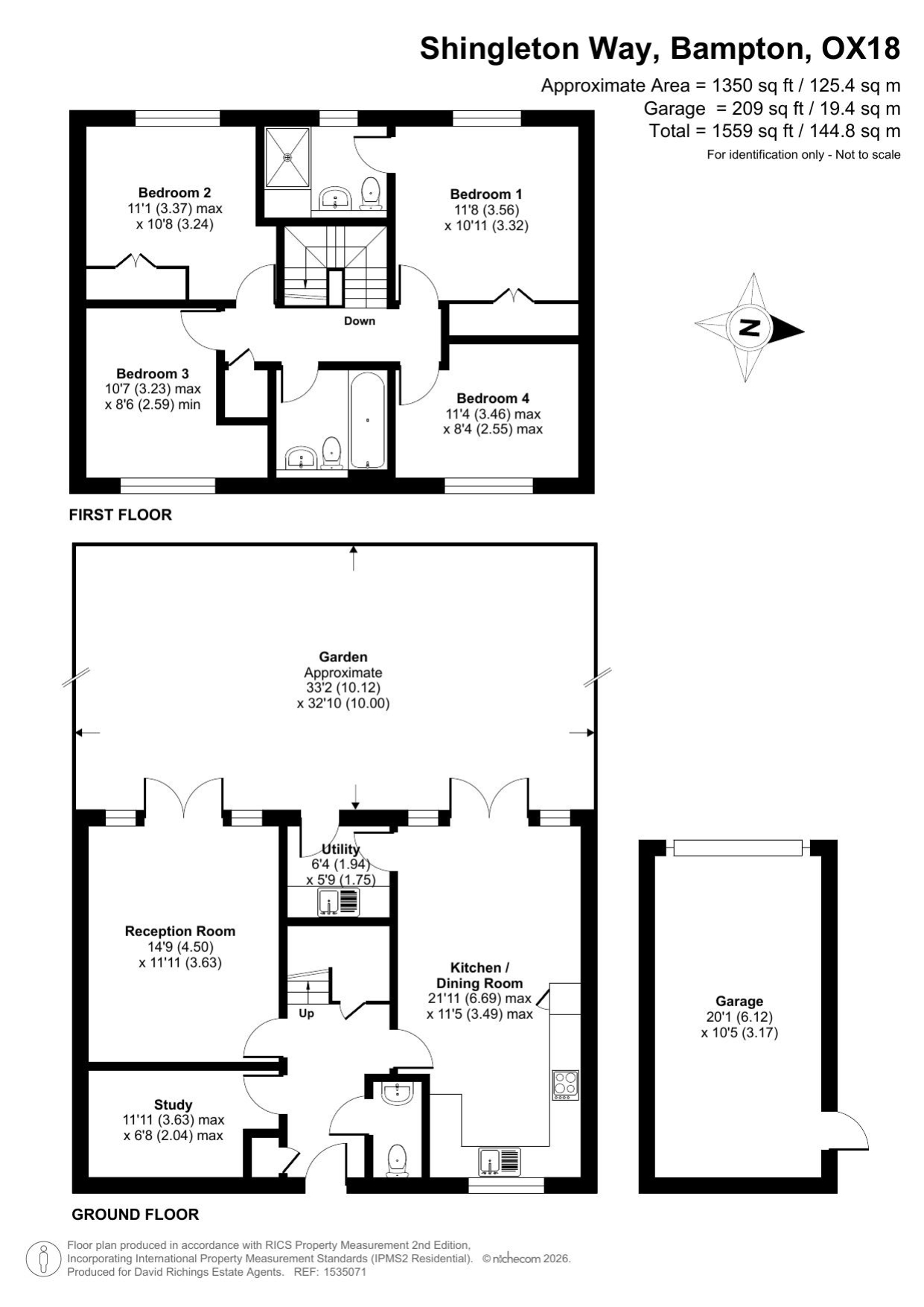 Shingleton Way, Bampton floorplan