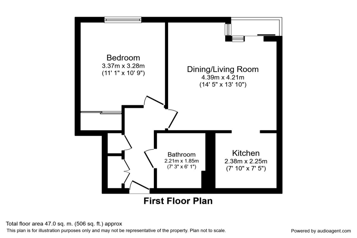 1 Bedrooms Flat to rent in Watson Street, Manchester M3