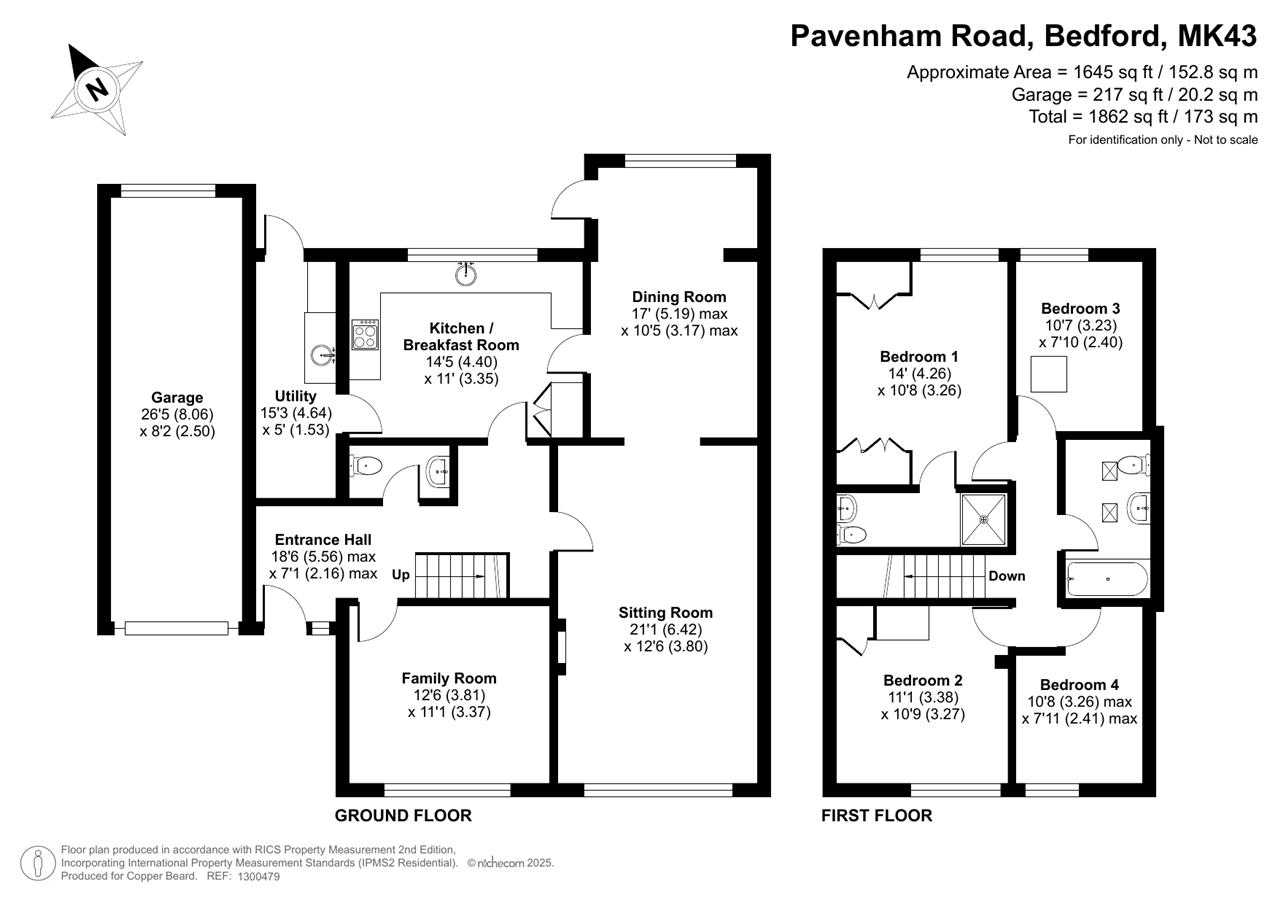 Maybank, Felmersham floorplan