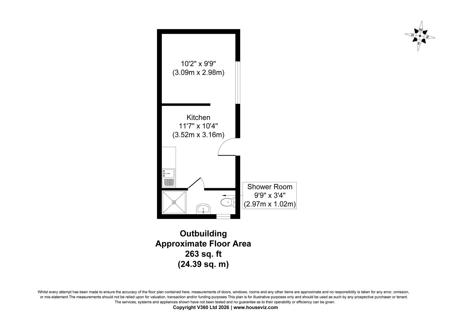 The Old School House, Main Street, Asselby floorplan