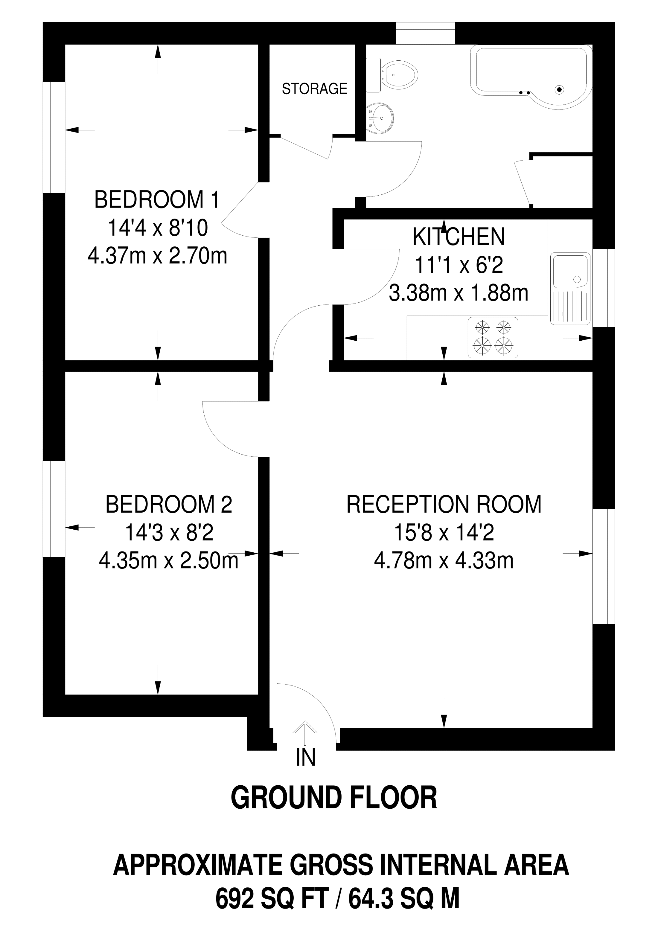 2 Bedrooms Flat for sale in Homerton High Street, Hackney, London E9