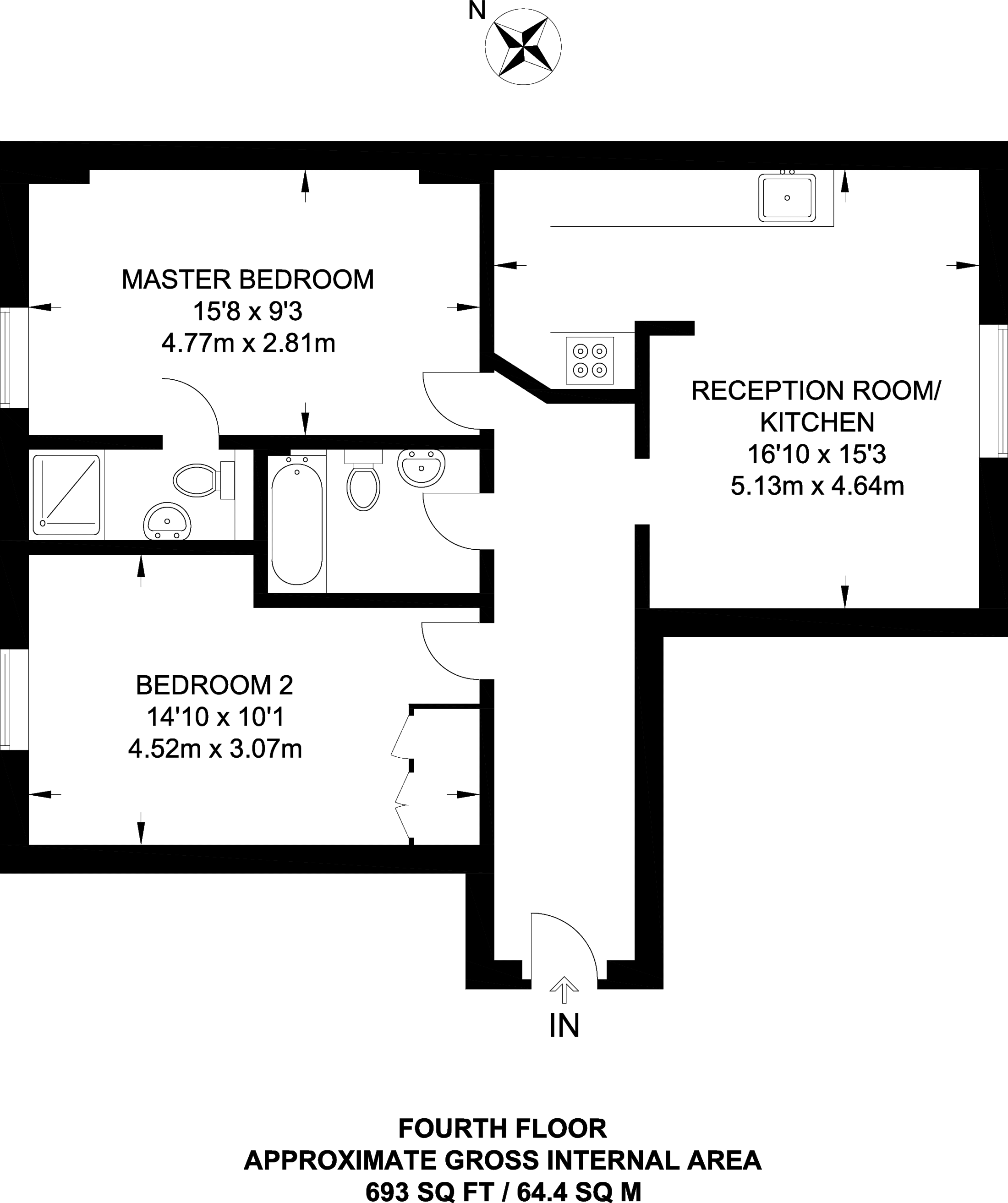 2 Bedrooms Flat to rent in Harrowby Street, Marylebone, London W1H