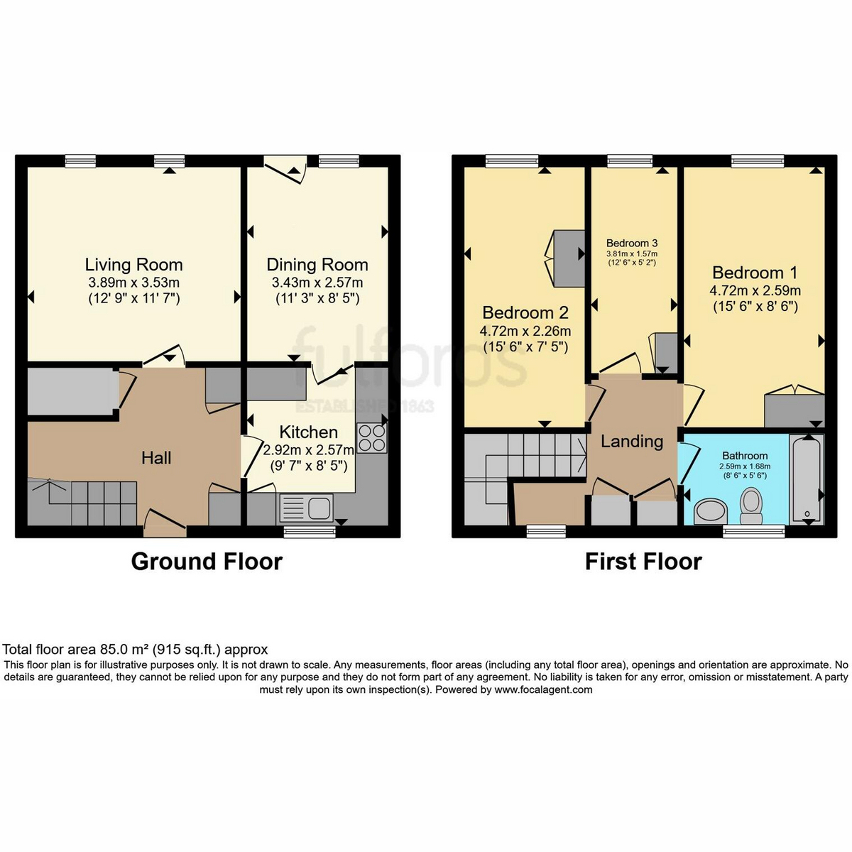4, Madagascar Close, Exmouth floorplan