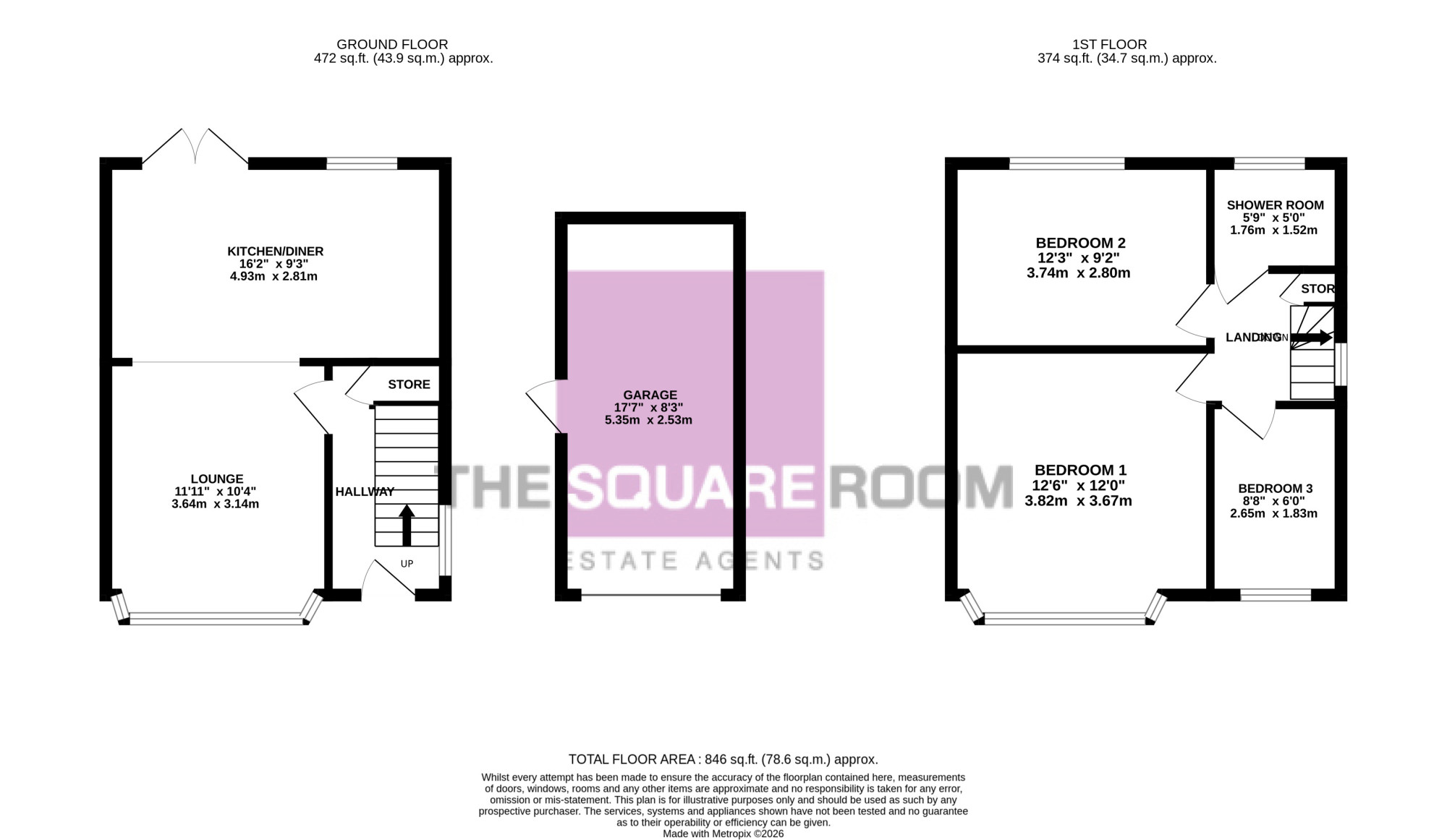 25, Crofton Avenue, Bispham floorplan