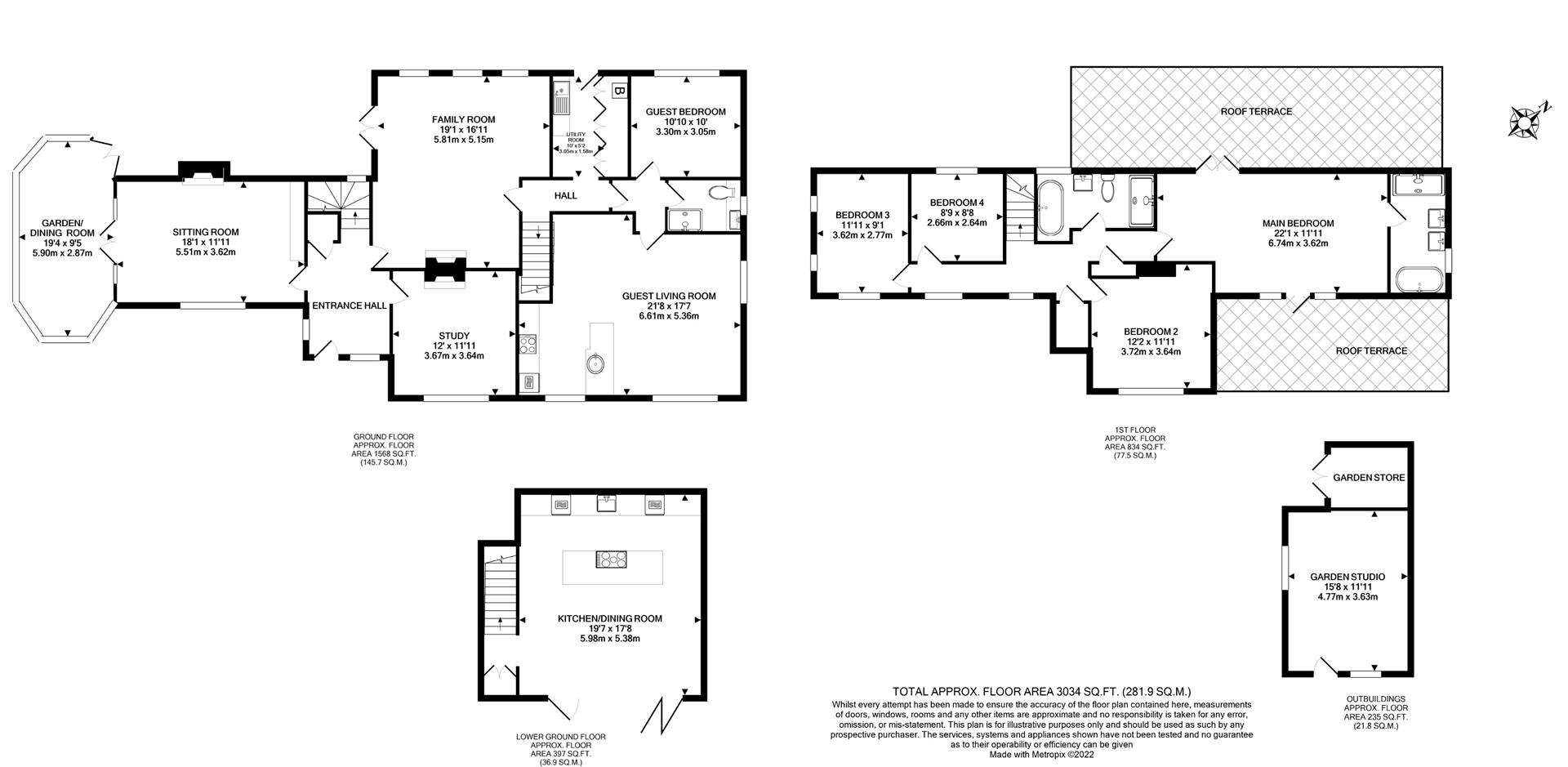 Tudor House, Chipstead Lane, Lower Kingswood floorplan