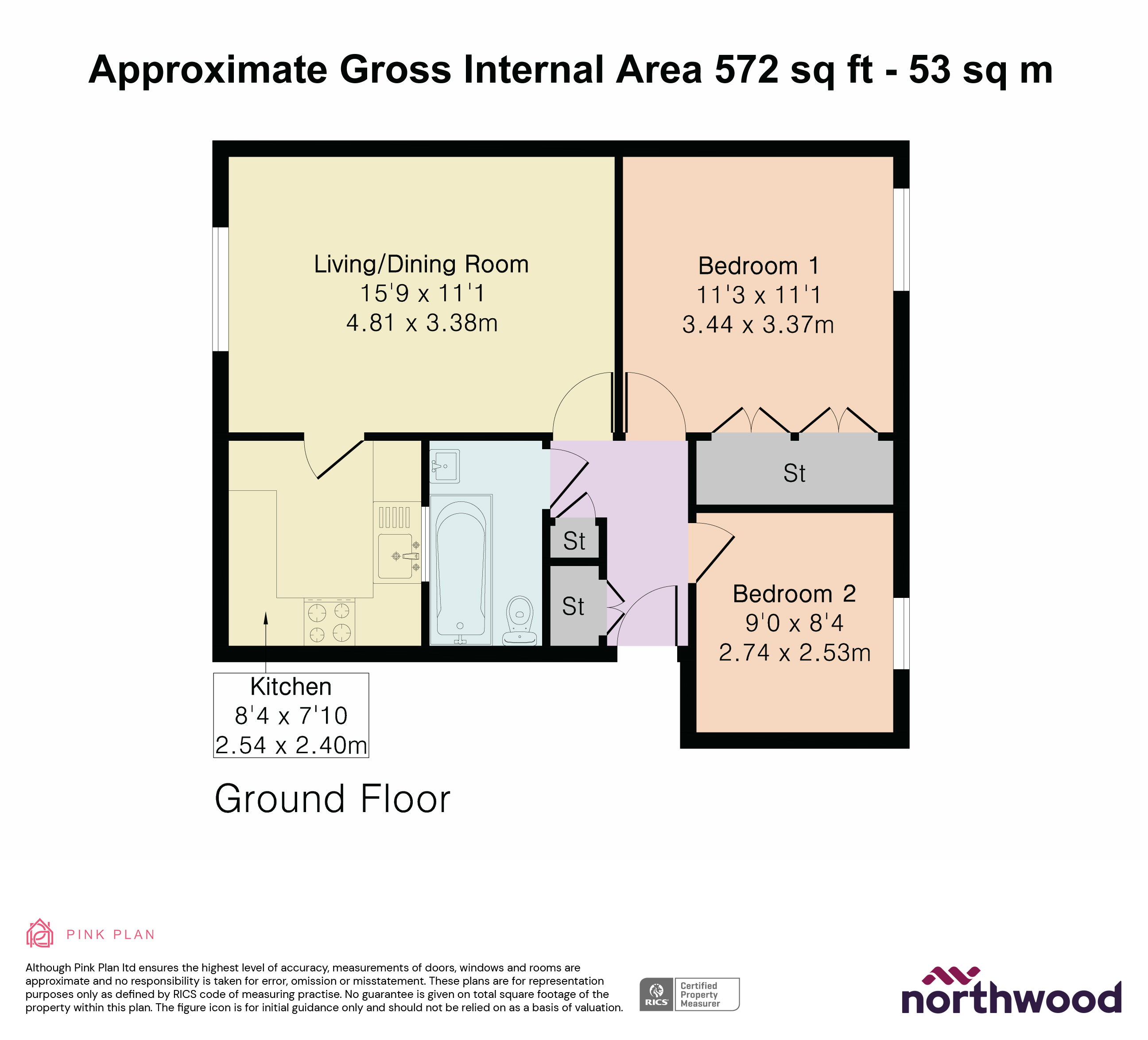 20, Cedar Court, St Albans floorplan