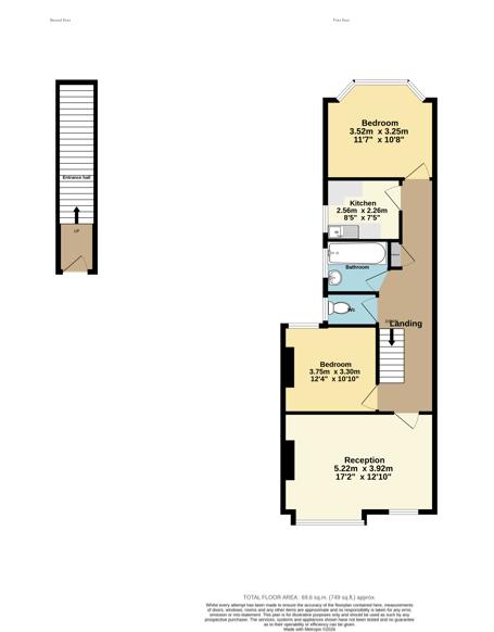 Devonshire Road, London floorplan