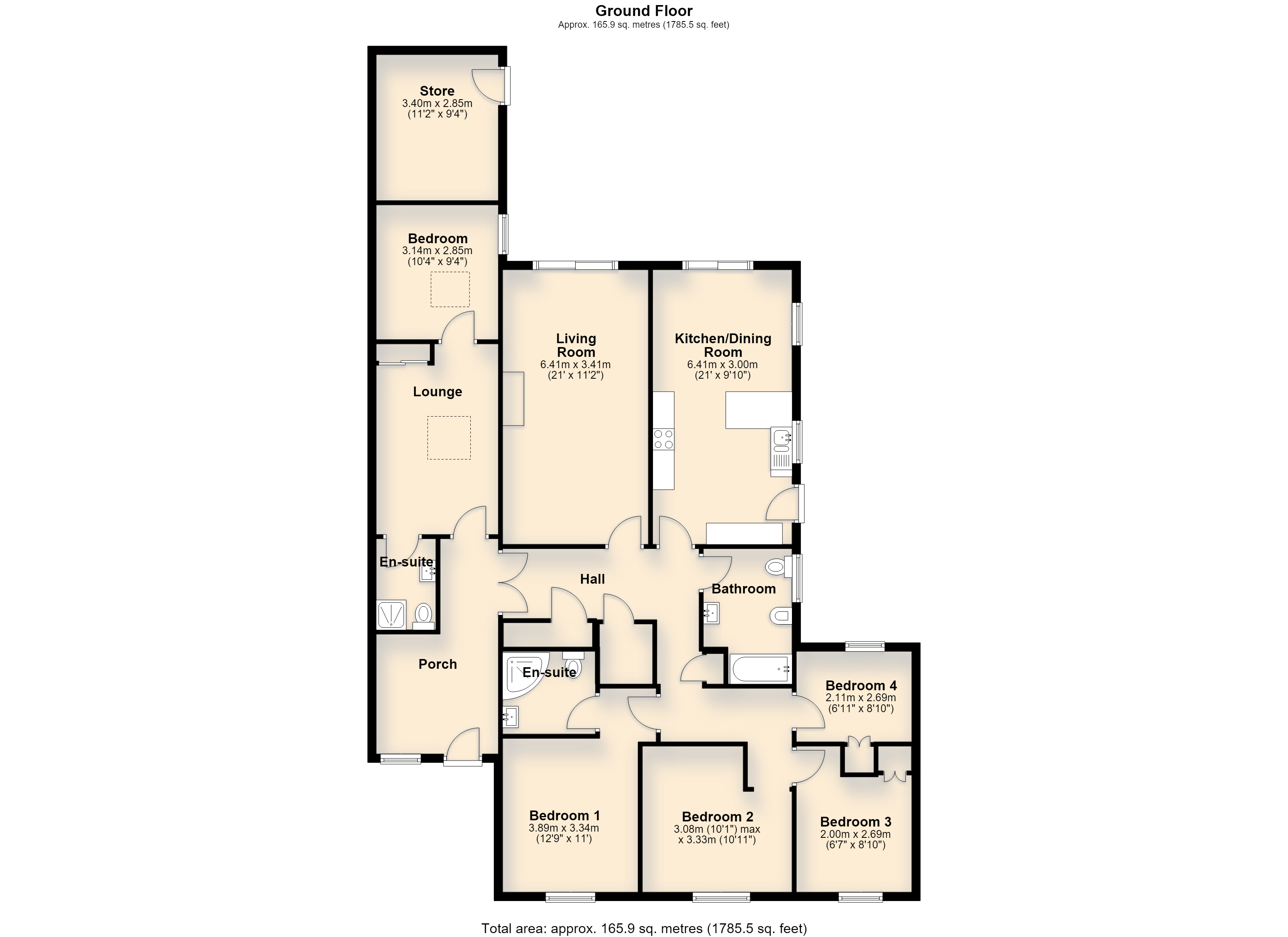 169, Dunraven Drive, Plymouth floorplan