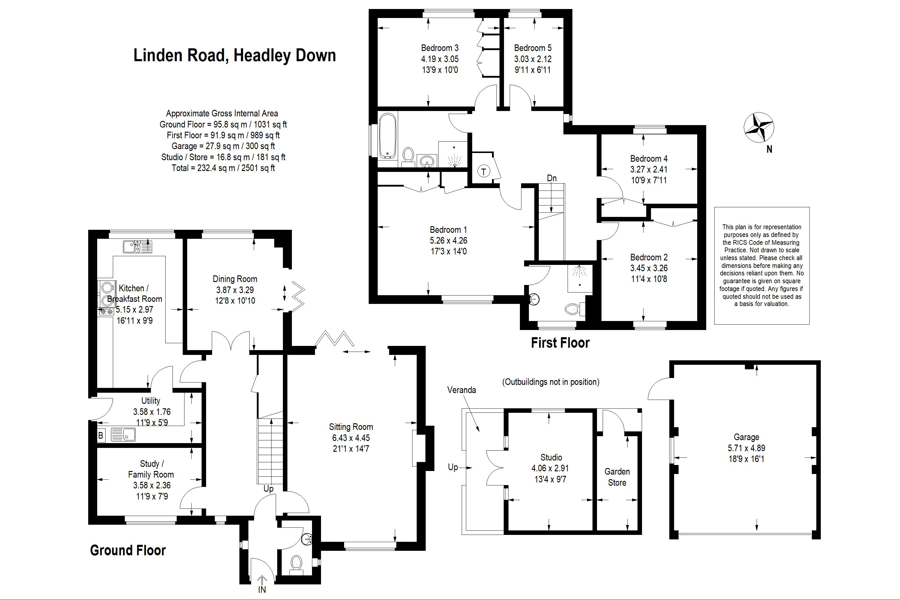 5 Bedrooms Detached house for sale in Linden Road, Headley Down, Bordon GU35