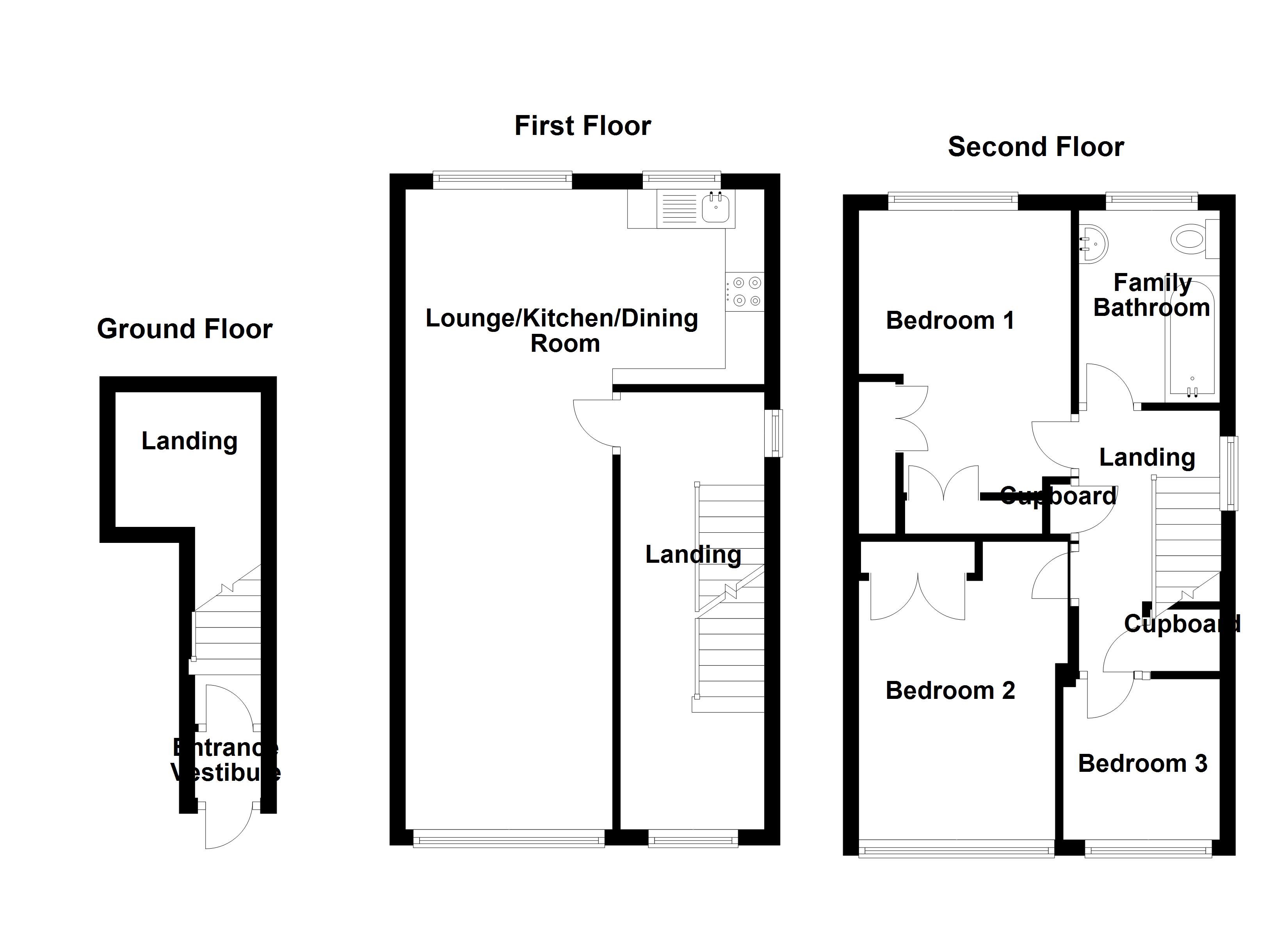 3 Bedrooms Flat for sale in Lammasmead, Broxbourne EN10