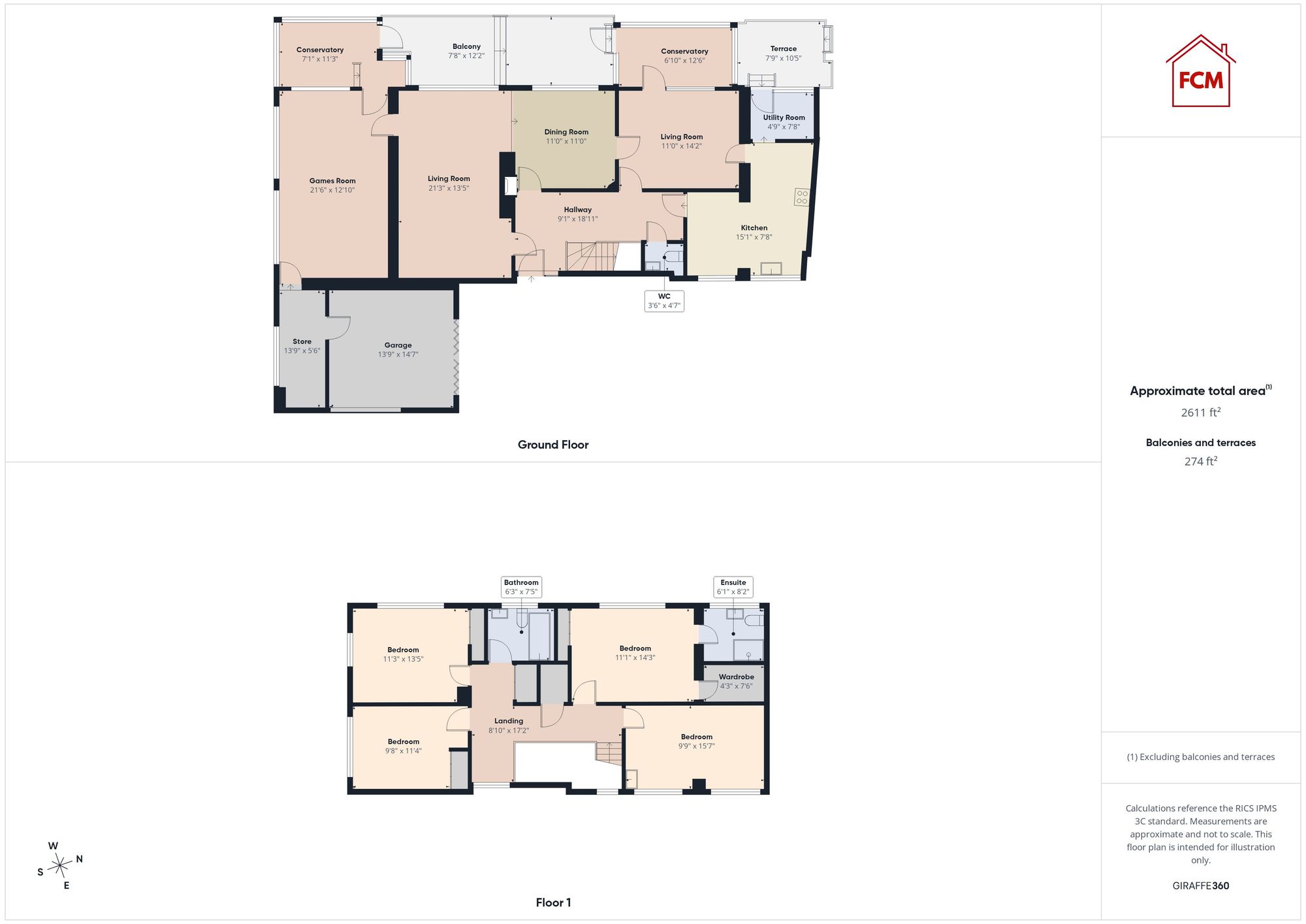 Windward House Toll Bar Crescent, Whitehaven floorplan