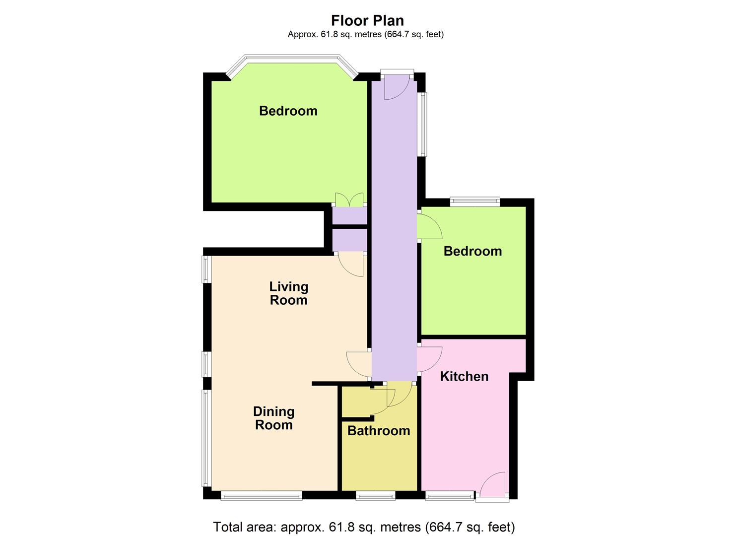 Ardingly Drive, GoringBySea, Worthing BN12, 2 bedroom flat for sale