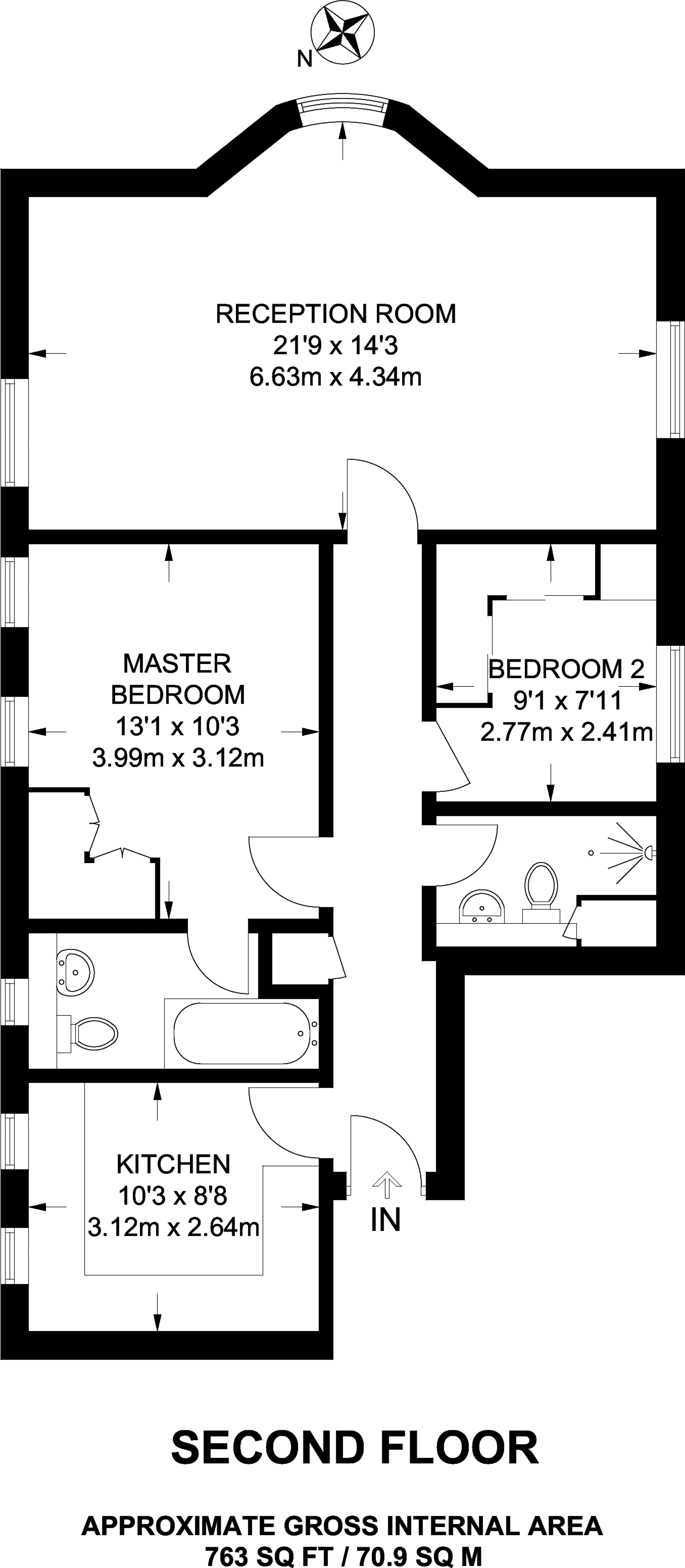 2 Bedrooms Flat for sale in Daventry Street, St John's Wood NW1