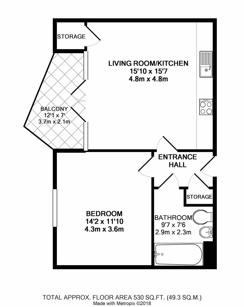 1 Bedrooms Flat for sale in London Road, Hounslow TW3