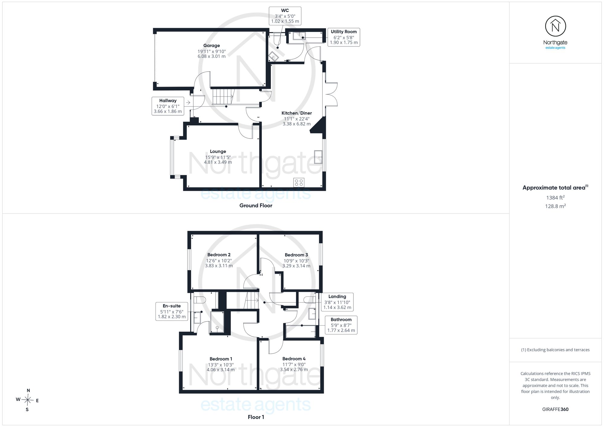 5 Orchid Drive, Newton Aycliffe floorplan