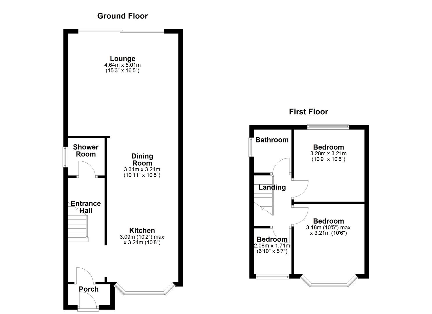 135, Heathview Road, Grays floorplan