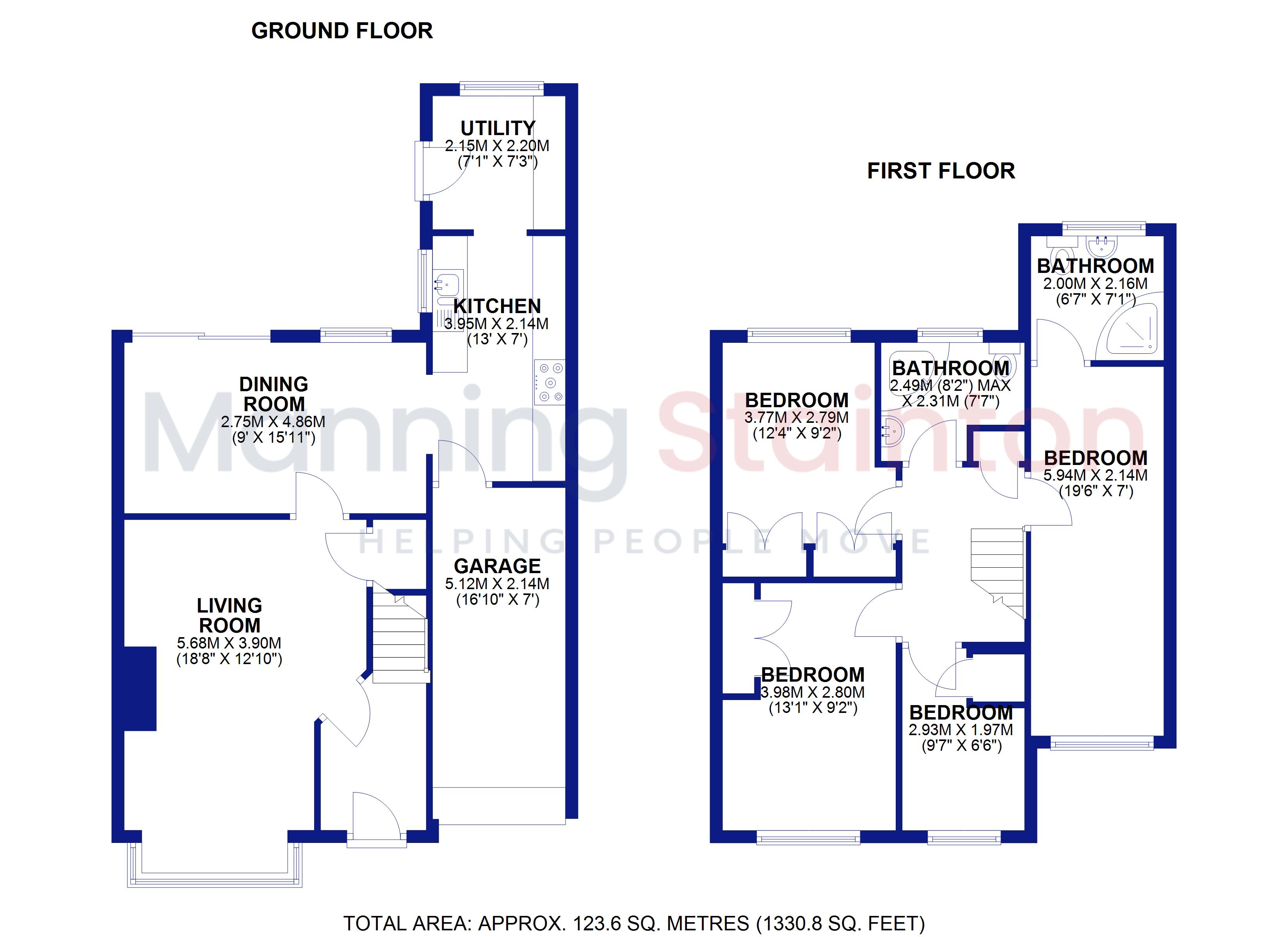 152, Prince Rupert Drive, York floorplan