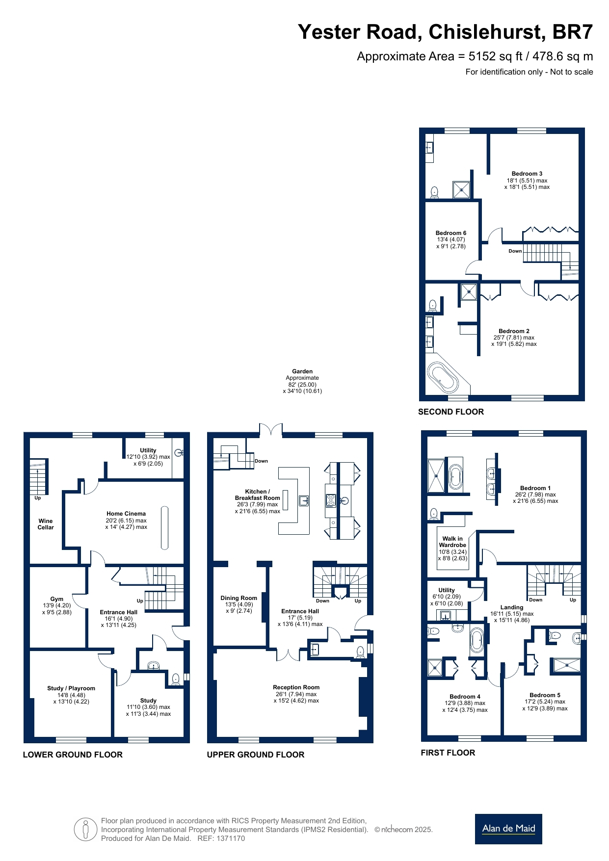 13, Yester Road, Chislehurst floorplan