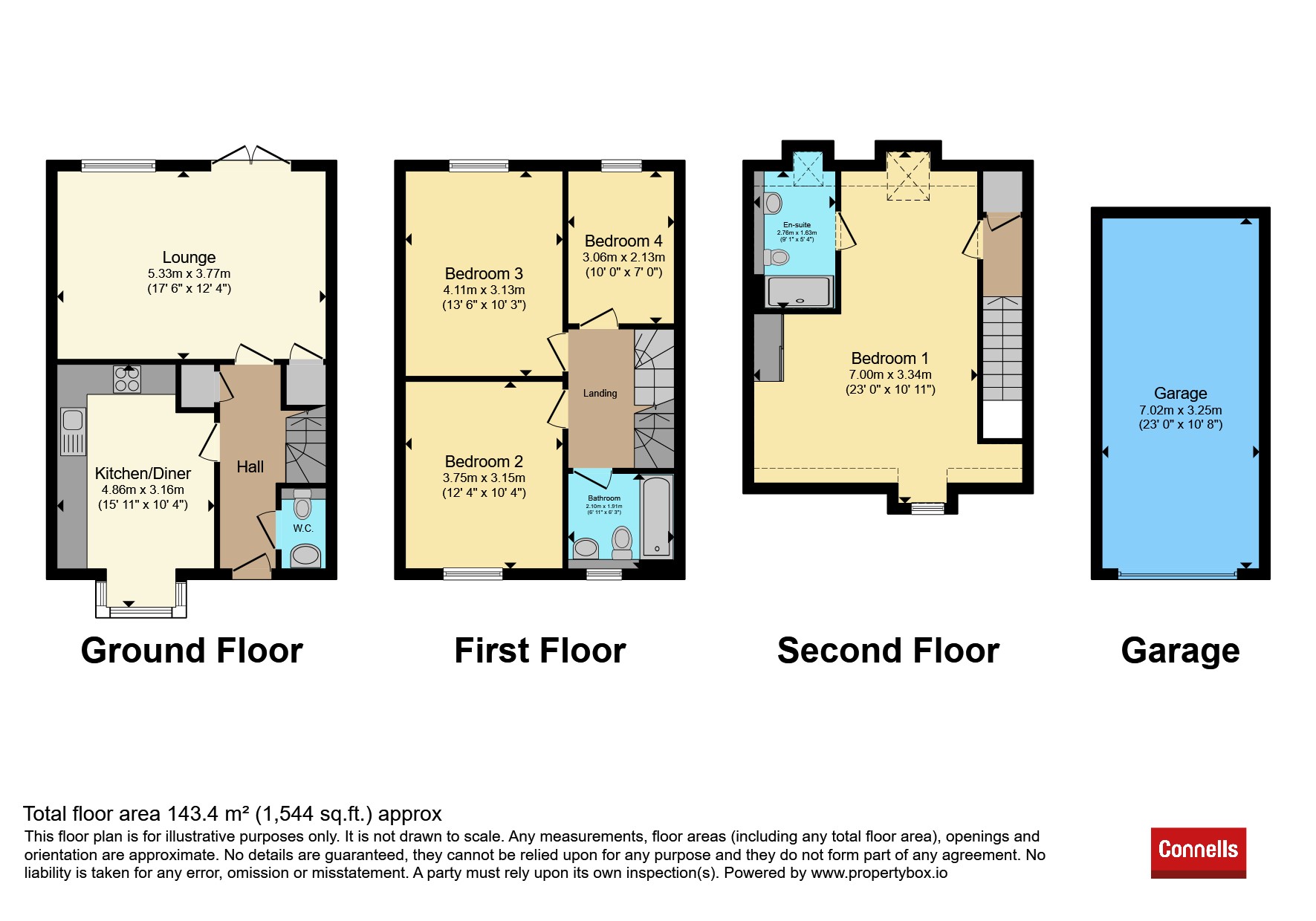 3, Parrott Grove, Bedford floorplan