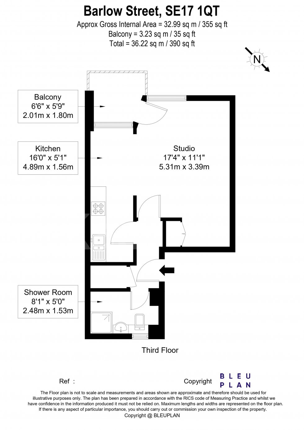 Tisdall House Barlow Street, London floorplan