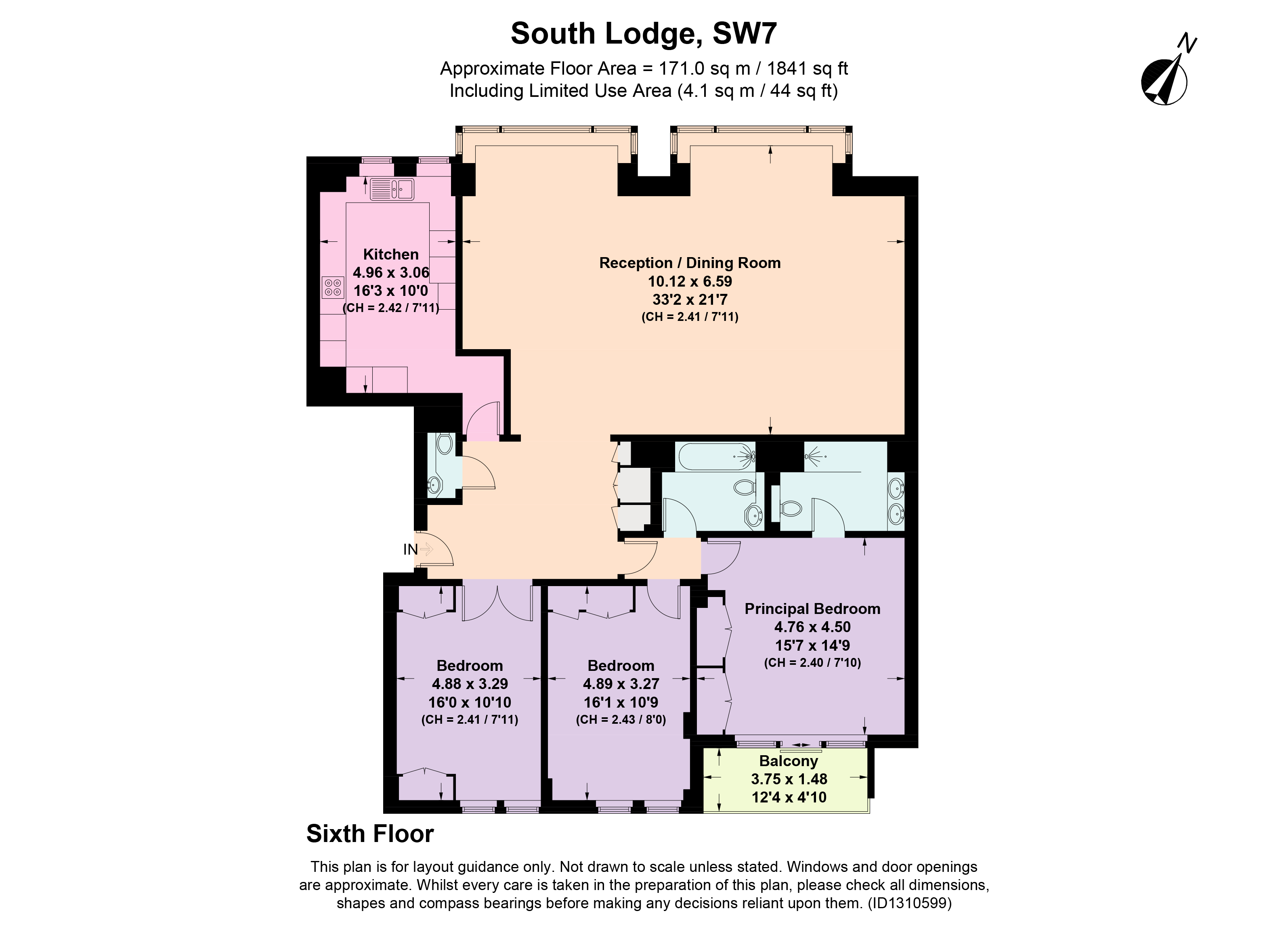 245, Knightsbridge, London floorplan