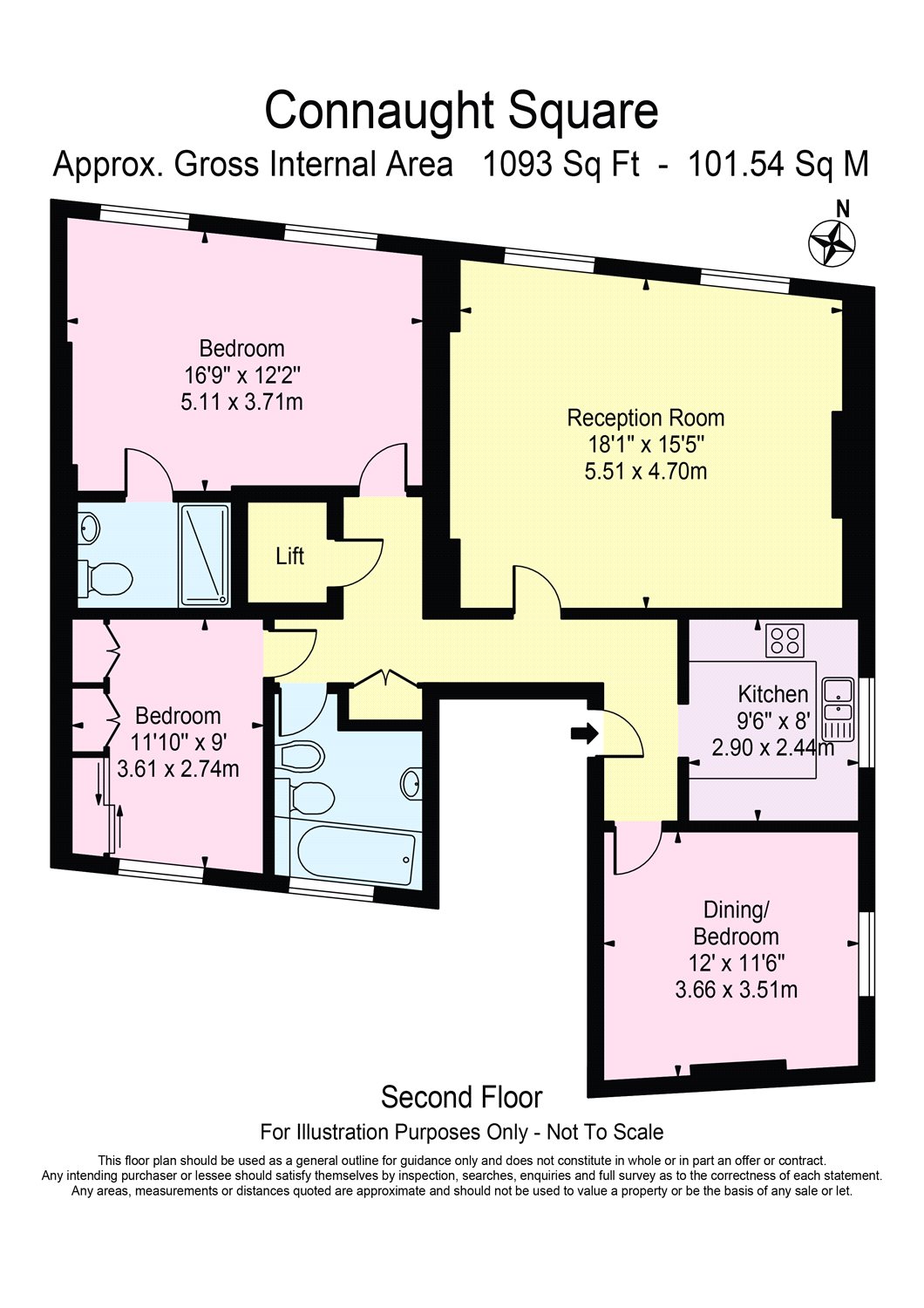 3 Bedrooms Flat to rent in Connaught Square, Hyde Park W2