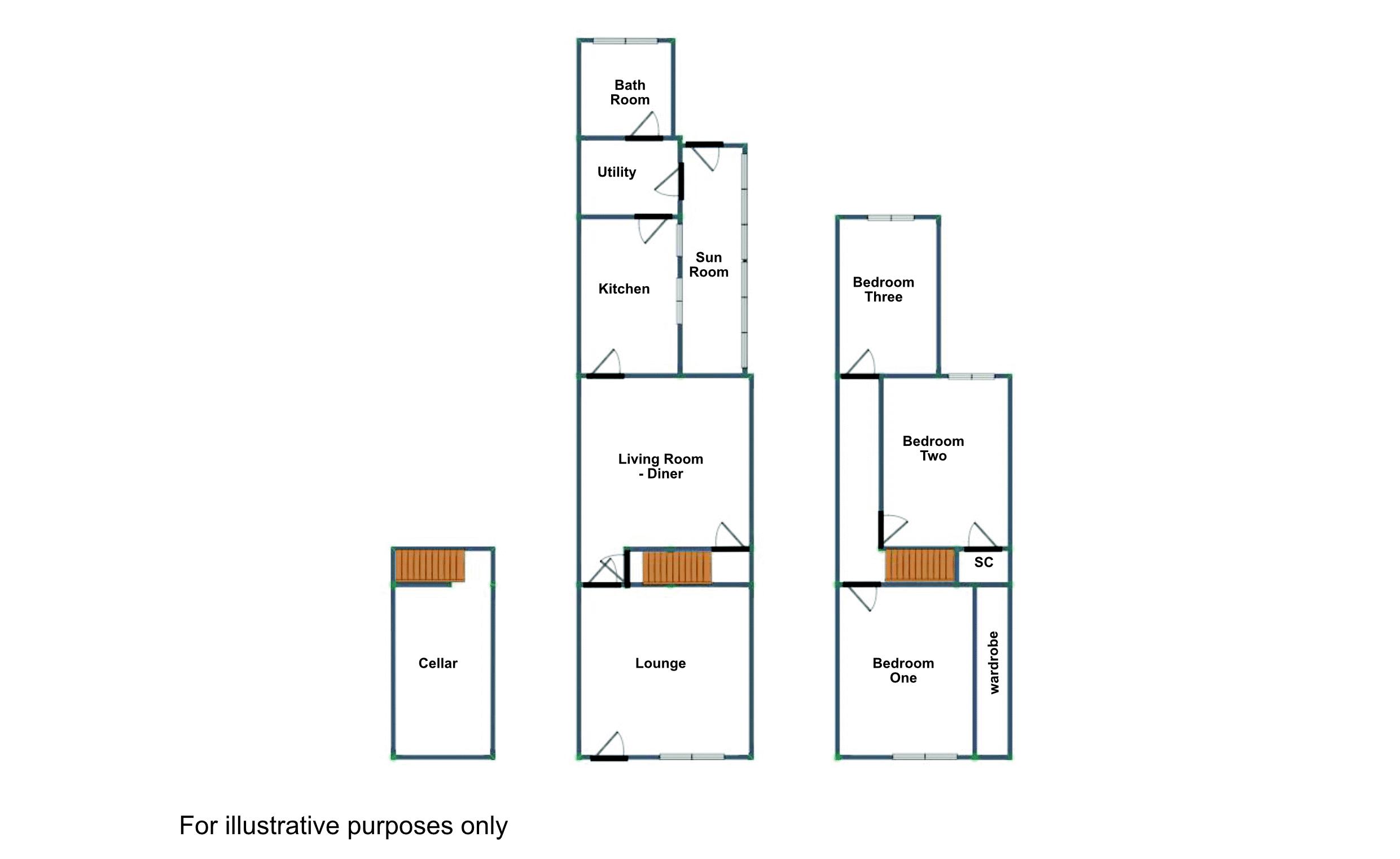86, St Johns Road, Cannock floorplan