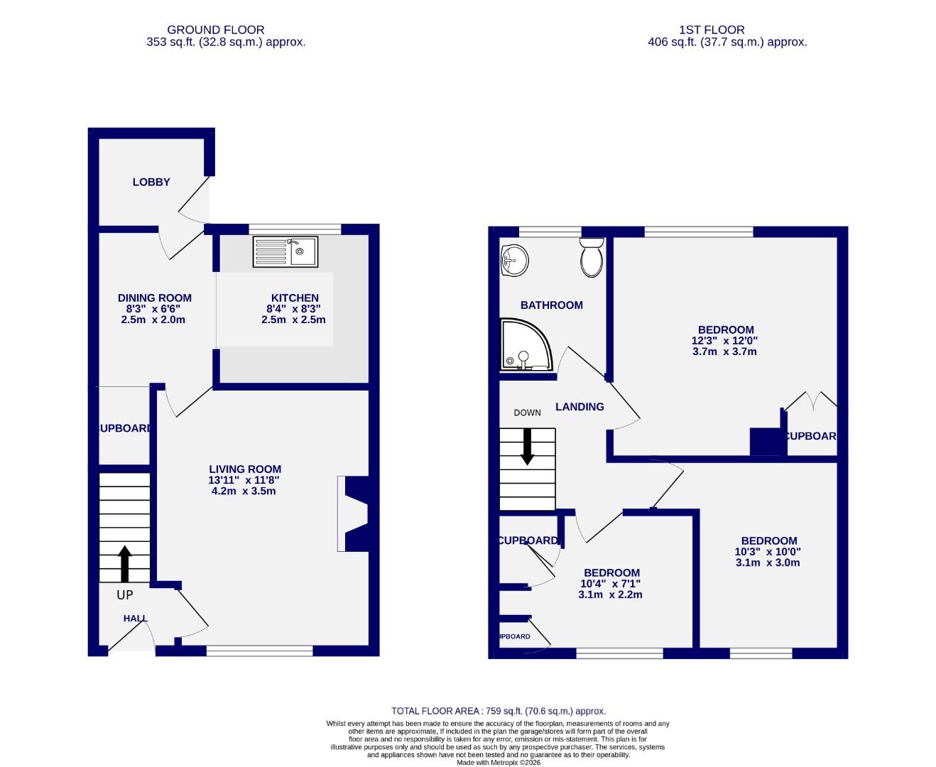Nursery Drive, York floorplan