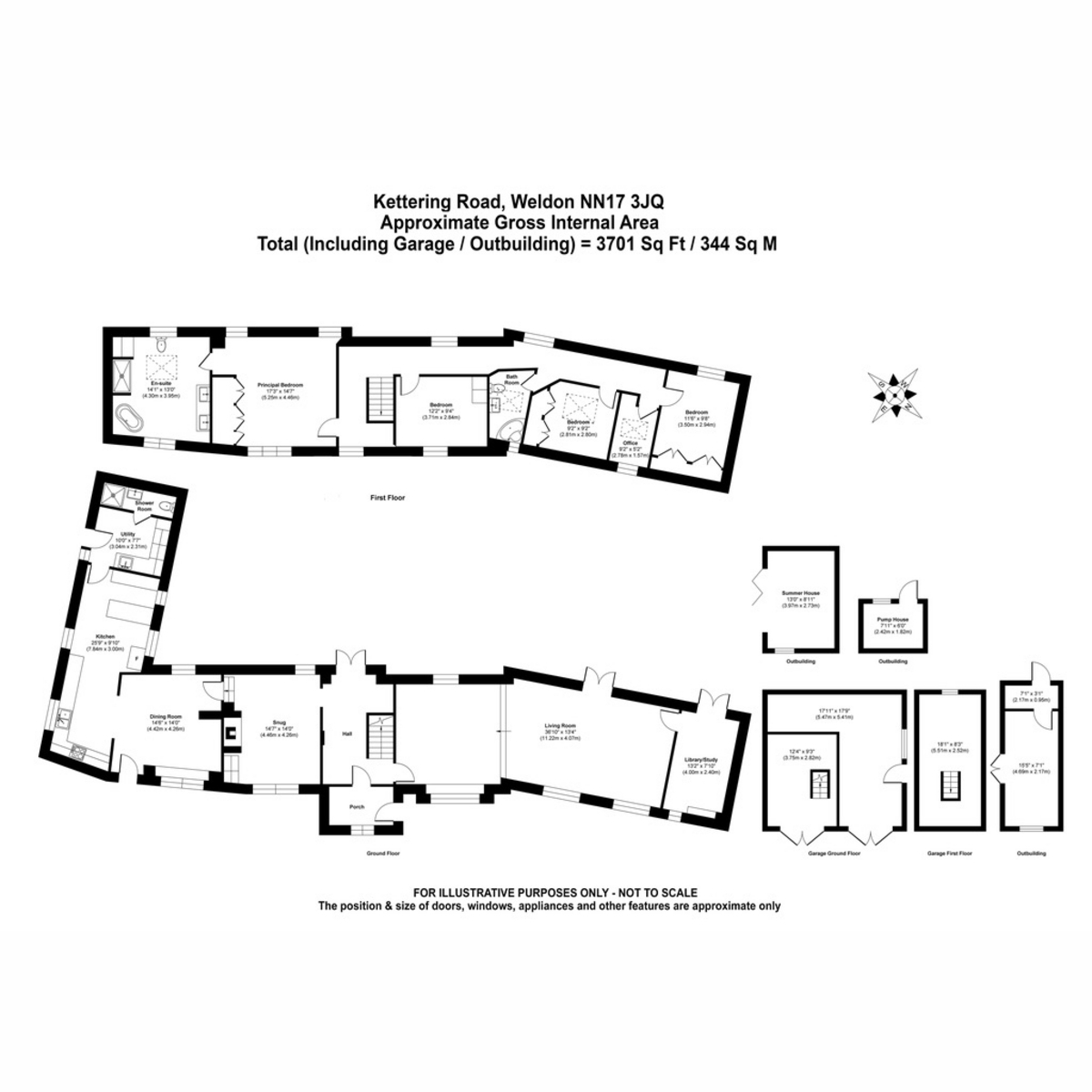 Haunt Hill Cottage, 6, Kettering Road, Corby floorplan