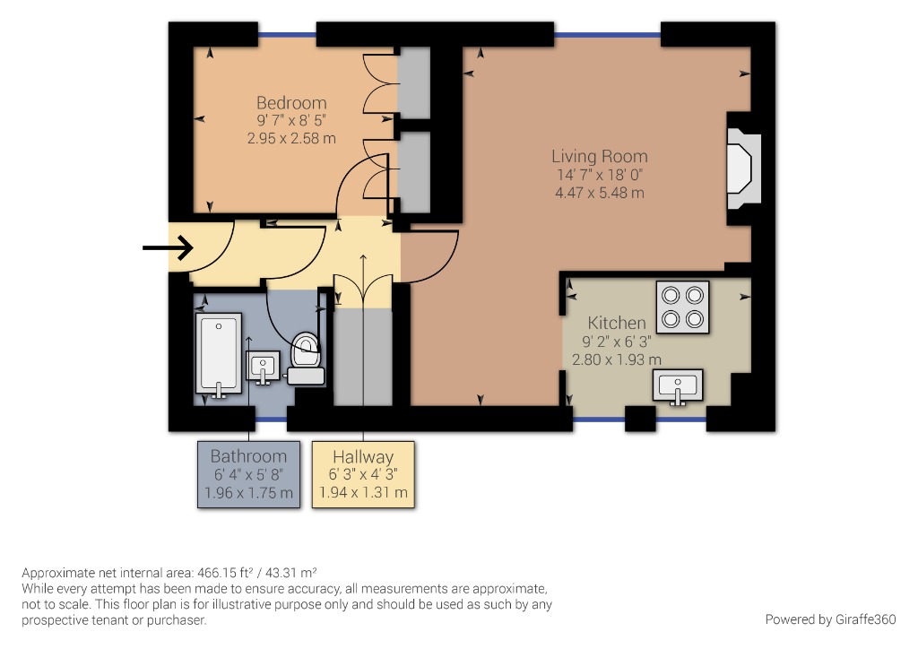 257/4, South Gyle Road, Edinburgh floorplan