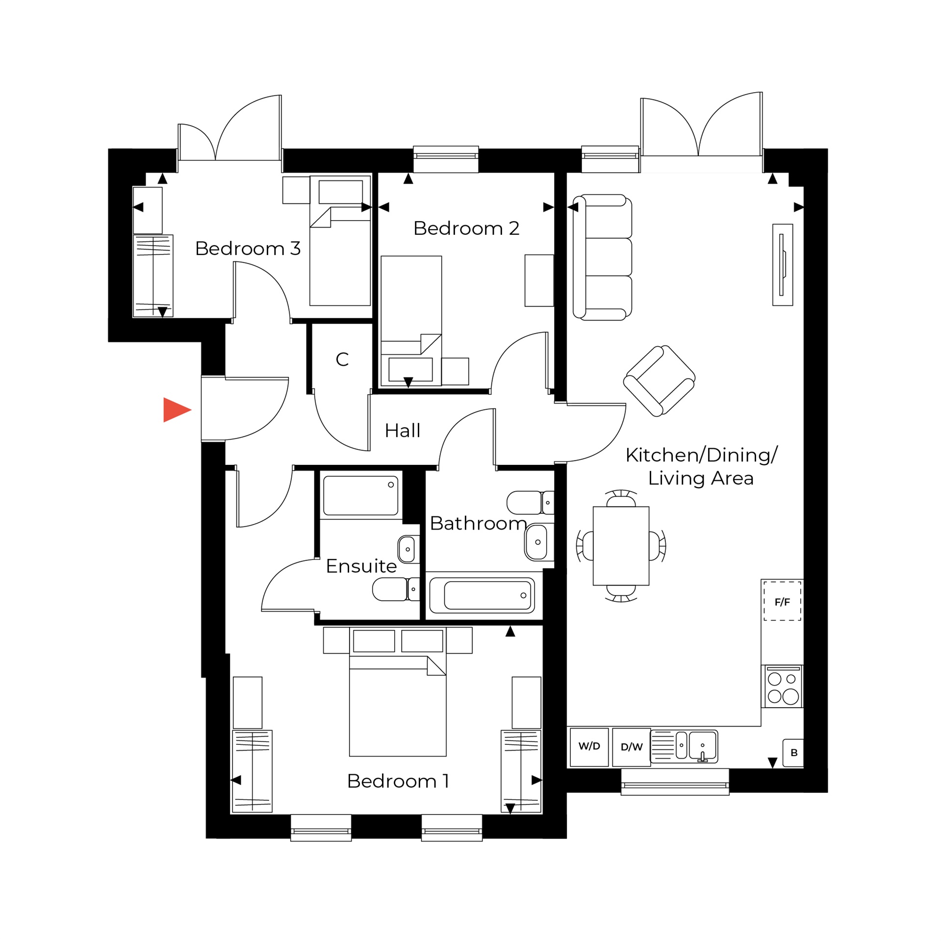 Plot 31, The Thorncroft, Newbury Mews, Ilford floorplan