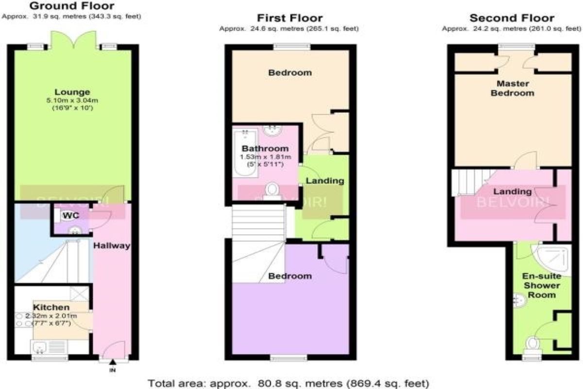 3 Bedrooms Terraced house to rent in Bridgeside Mews, Maidstone ME15