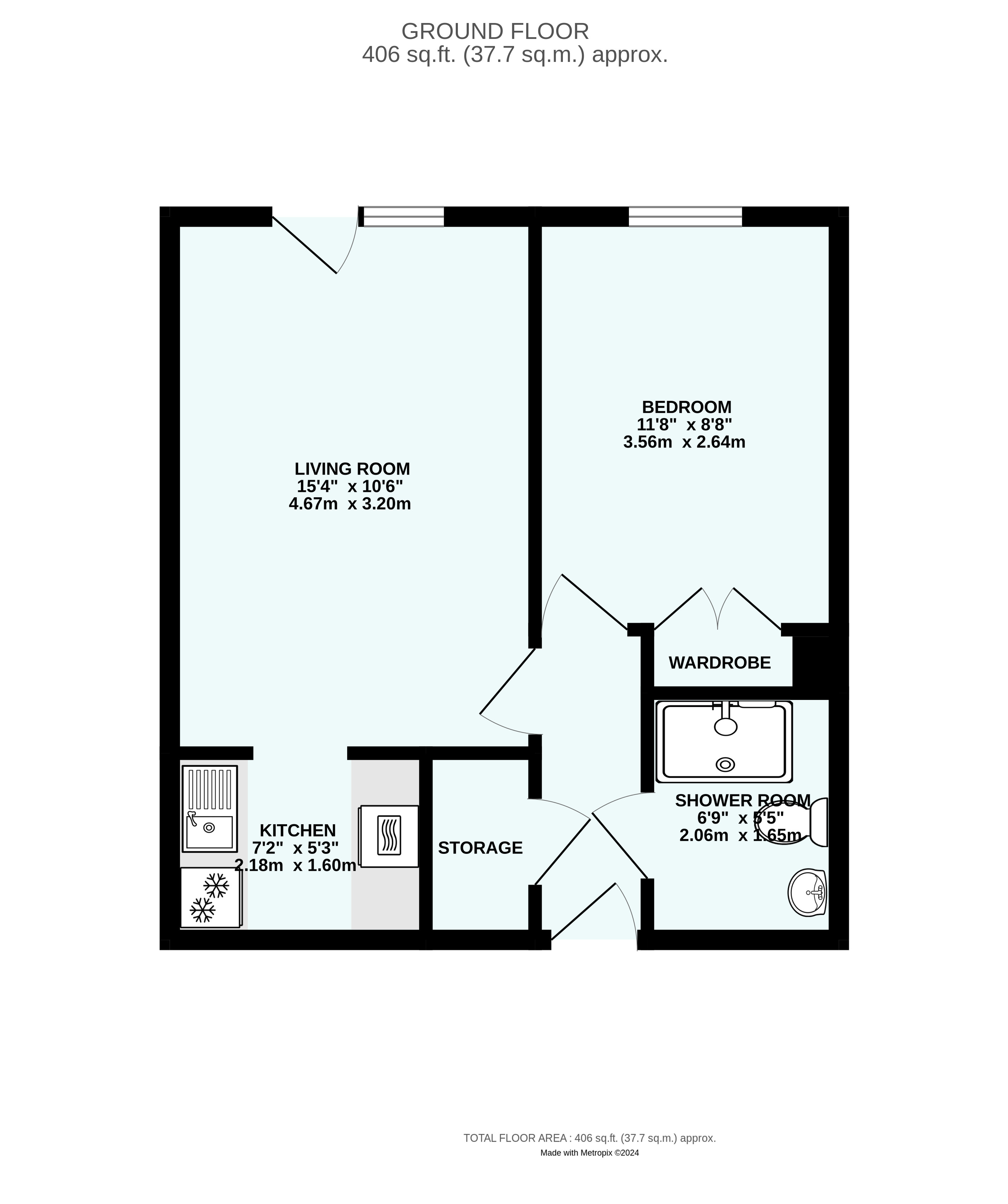 12 Homecourt House,, Bartholomew Street West, Devon floorplan