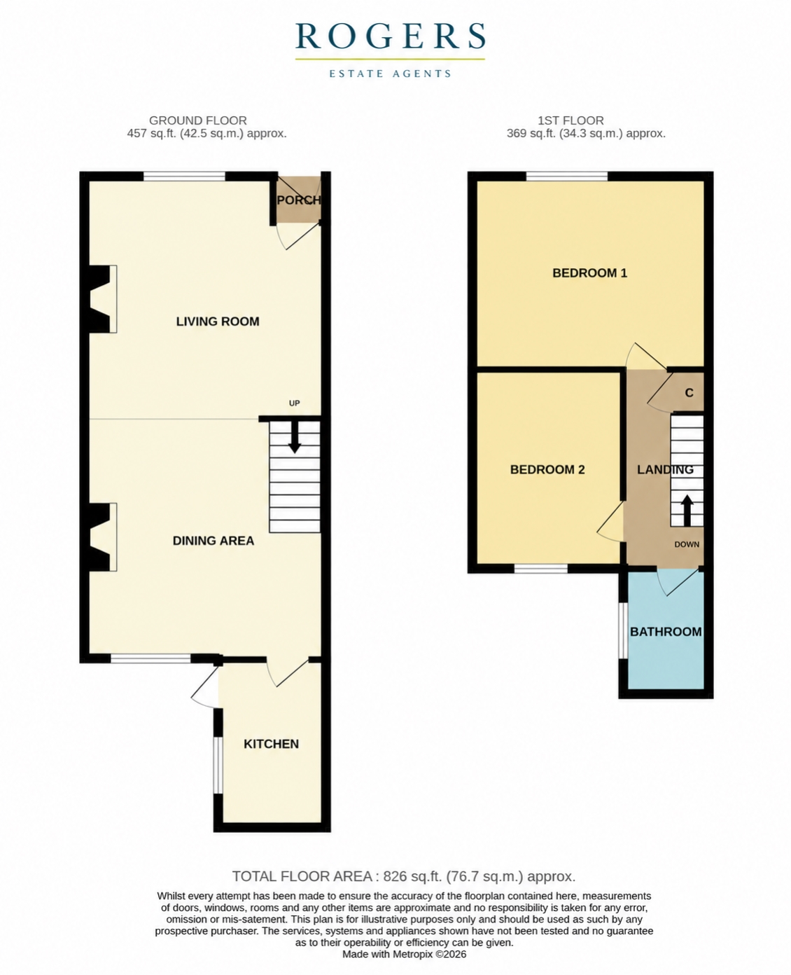 6, Orchard Road, Wellingborough floorplan