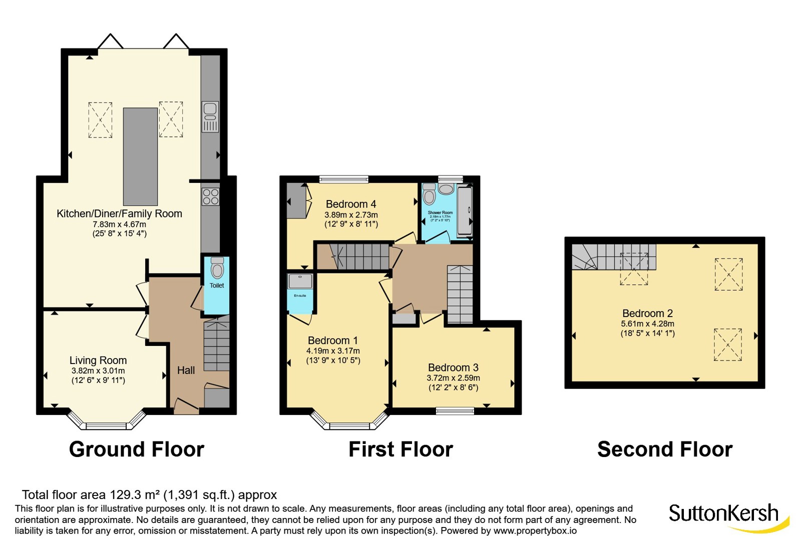 Almonds Green, Merseyside floorplan