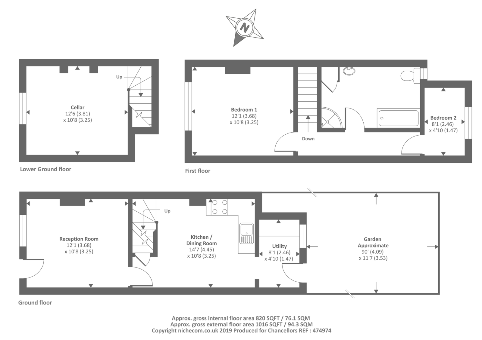 3 Bedrooms Terraced house for sale in Eign Road, Hereford, Eign Road, Hereford HR1