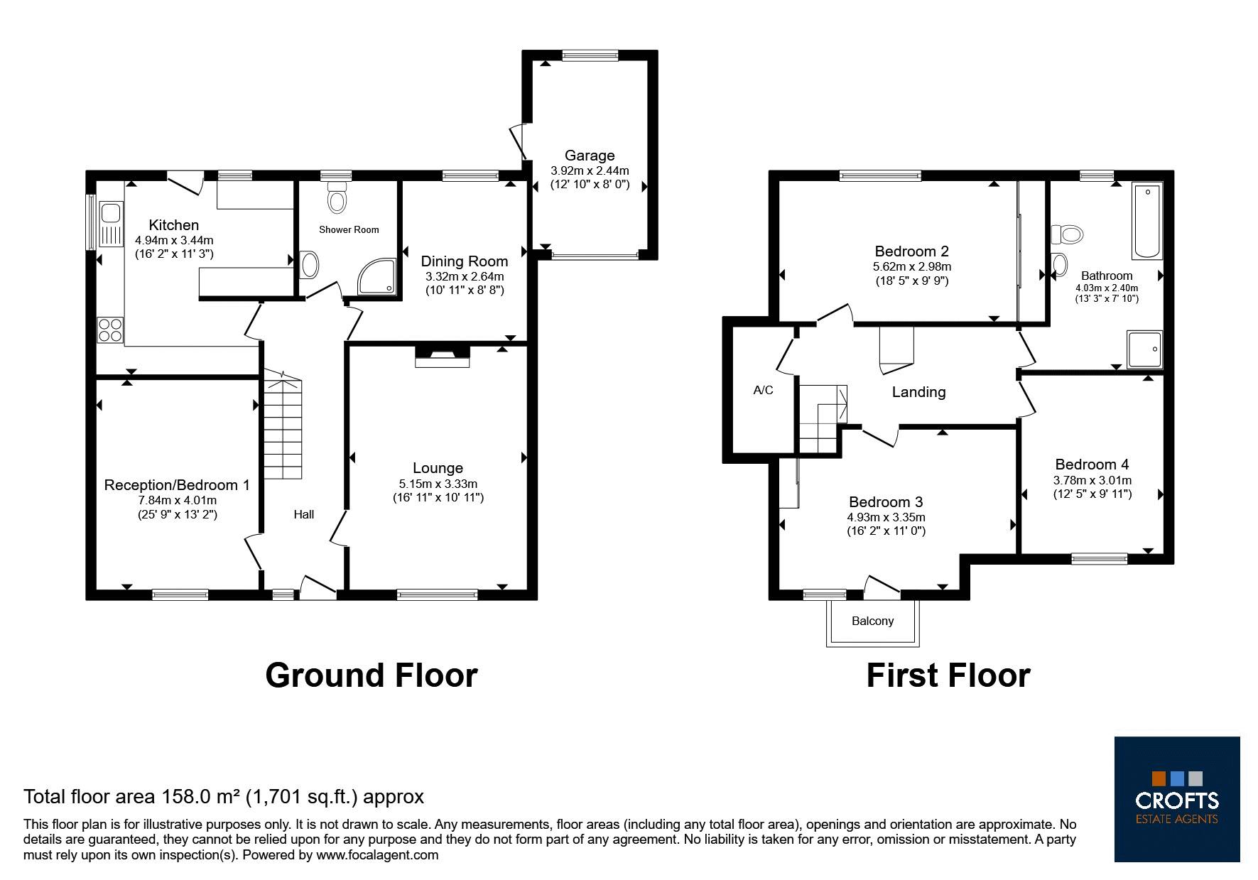 22, Station Road, Immingham floorplan