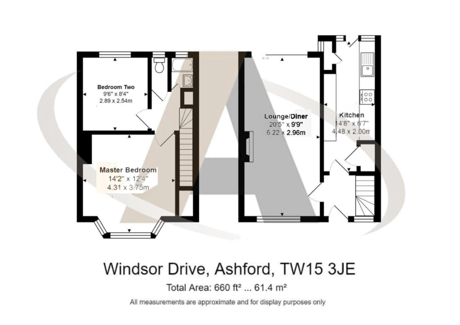 27, Windsor Drive, Ashford floorplan
