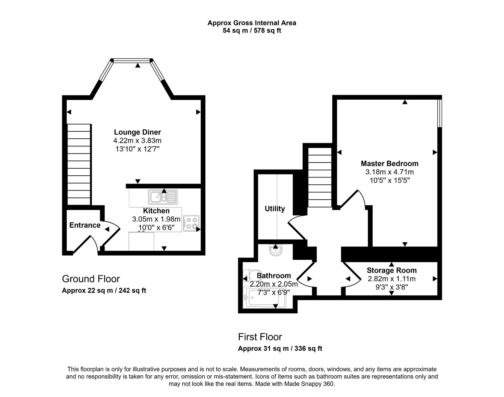 Flat 4, Prospect Villas, Weston-Super-Mare floorplan